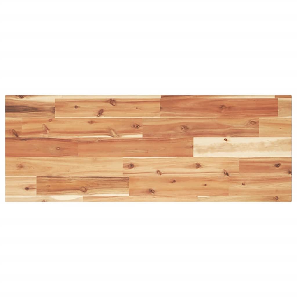 vidaXL Regal Schweberegal 100x30x2 cm Massivholz Ölbehandelt, 1-tlg.