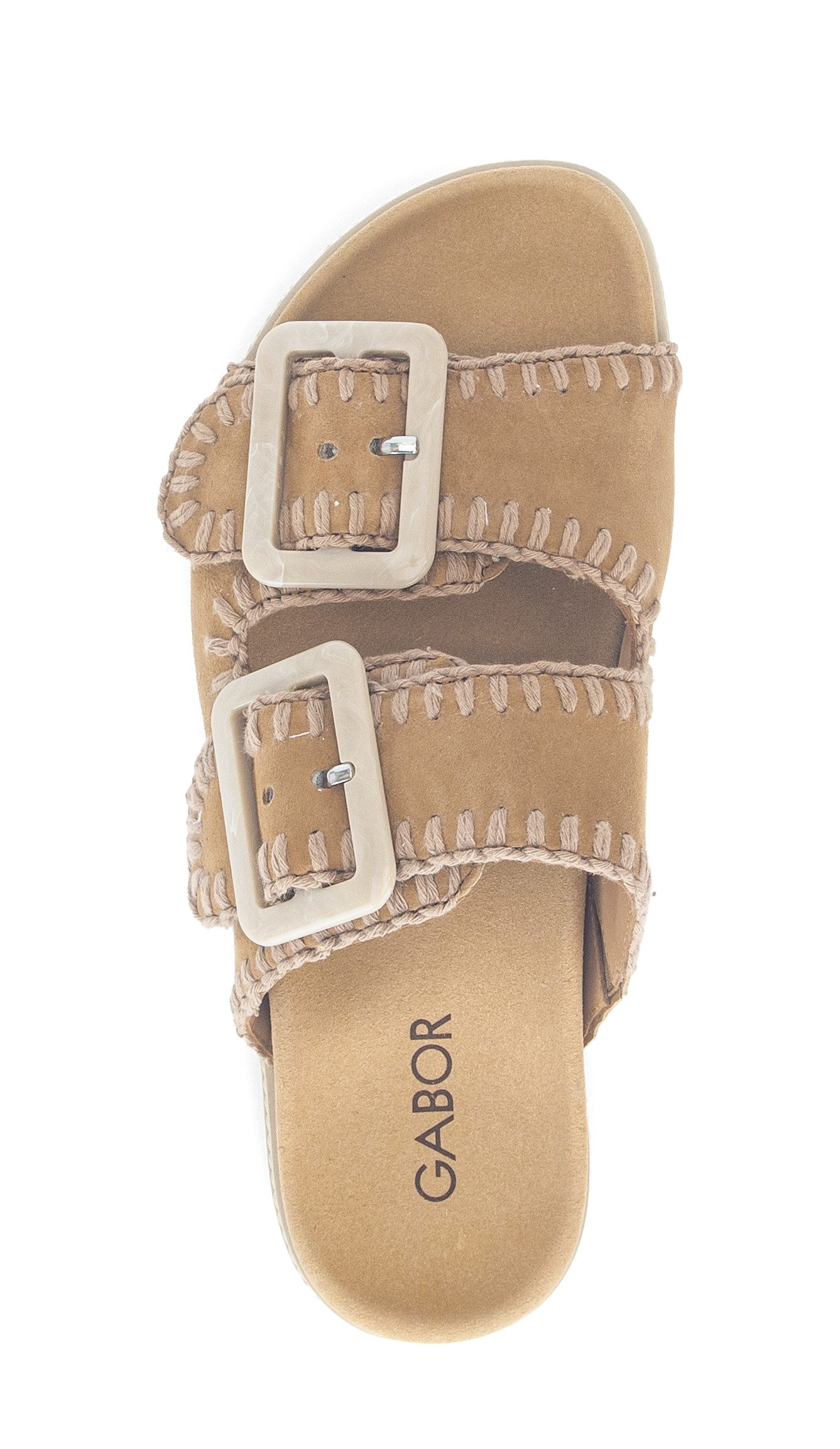 Gabor Pantolette, Sommmerschuh, Schlüpfschuh mit Plateauabsatz