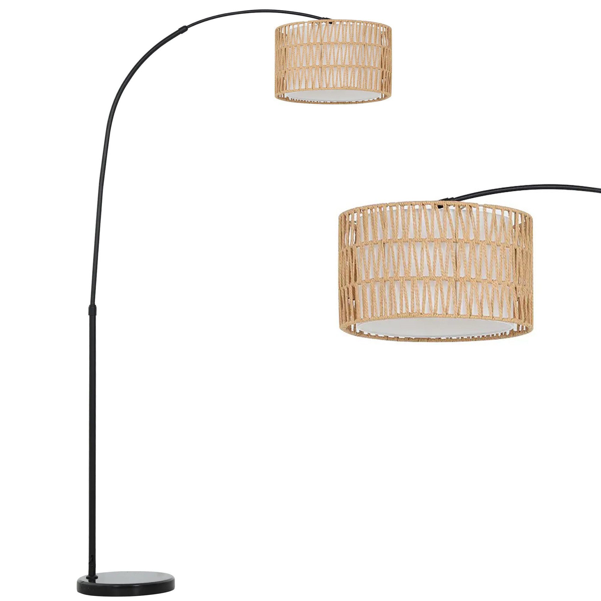 BlingBin Stehlampe Stehleuchte mit Lampenschirm aus günstig online kaufen