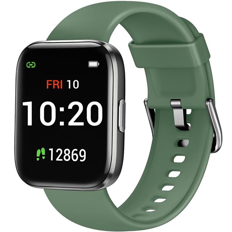 Letsfit IW1 Smartwatch (3,3 cm/1,3 Zoll) Sportuhr, mit 14 professionellen Sportmodi, Erweitertes Fitness & Gesundheits-Tracking