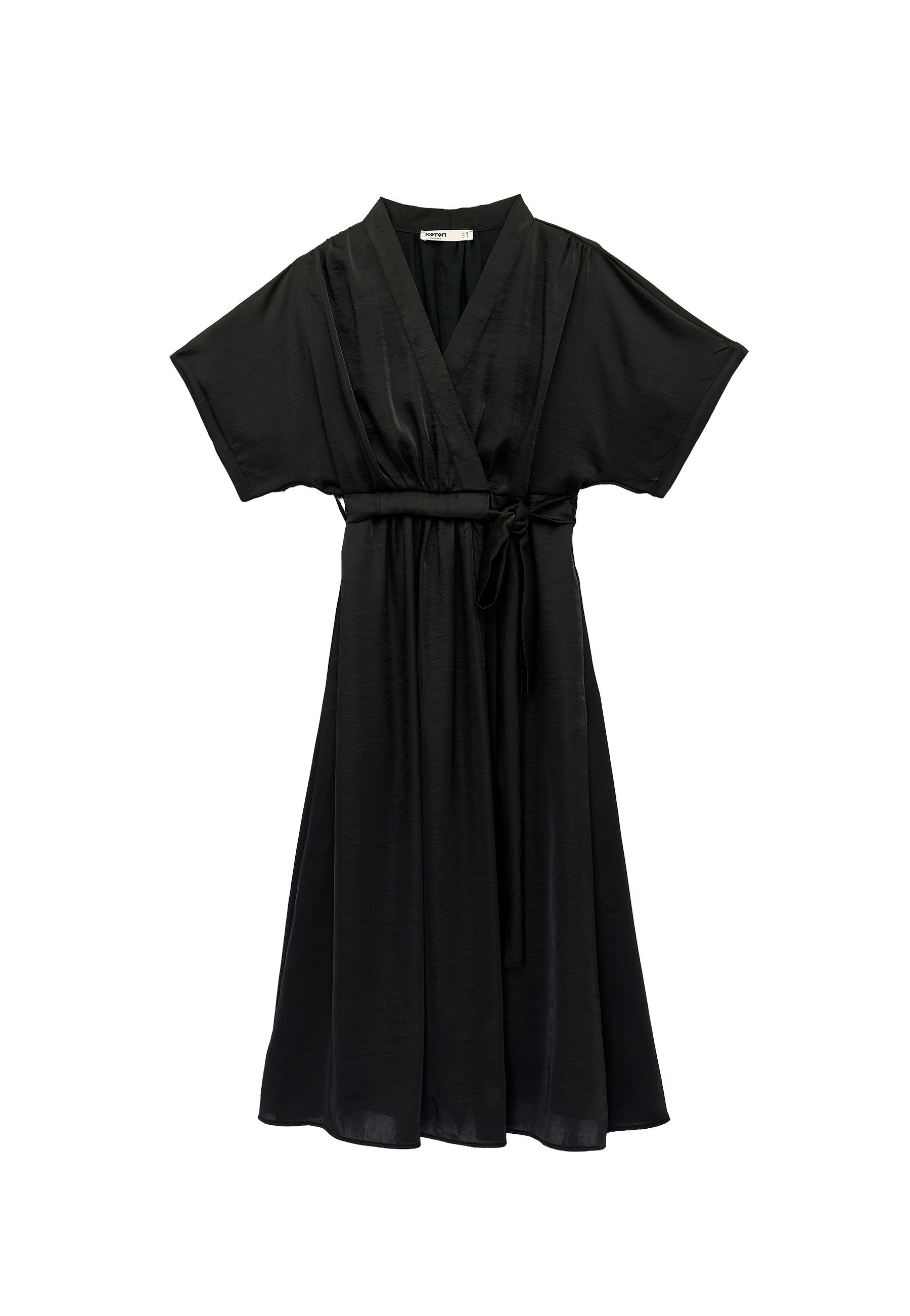 Koton Badekleid Mit Bauchgurt Umschlag Midikleid
