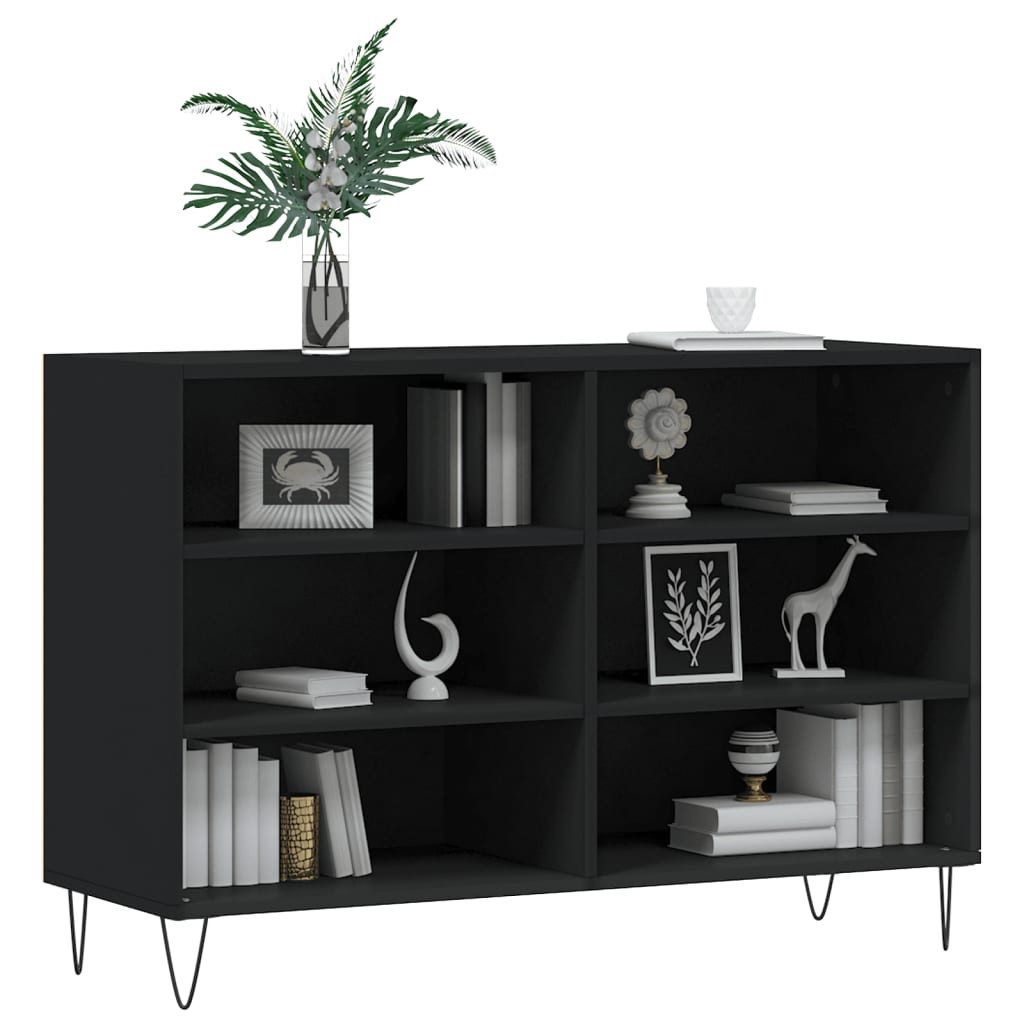 vidaXL Sideboard Sideboard Schwarz 103,5x35x70 cm günstig online kaufen