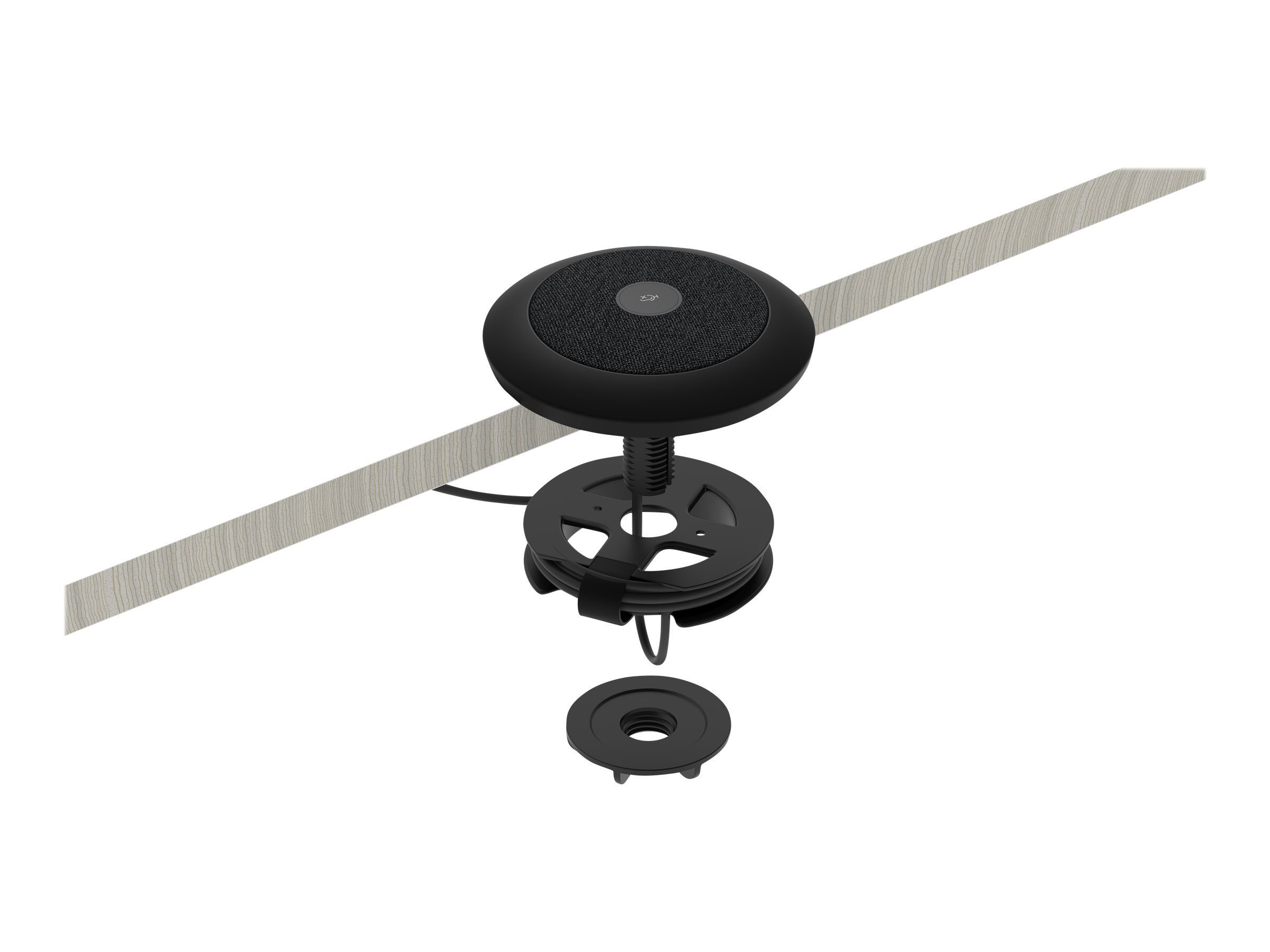 Logitech LOGITECH RALLY MIC POD TABLE MOUNT - BLACK - WW Konferenztelefon