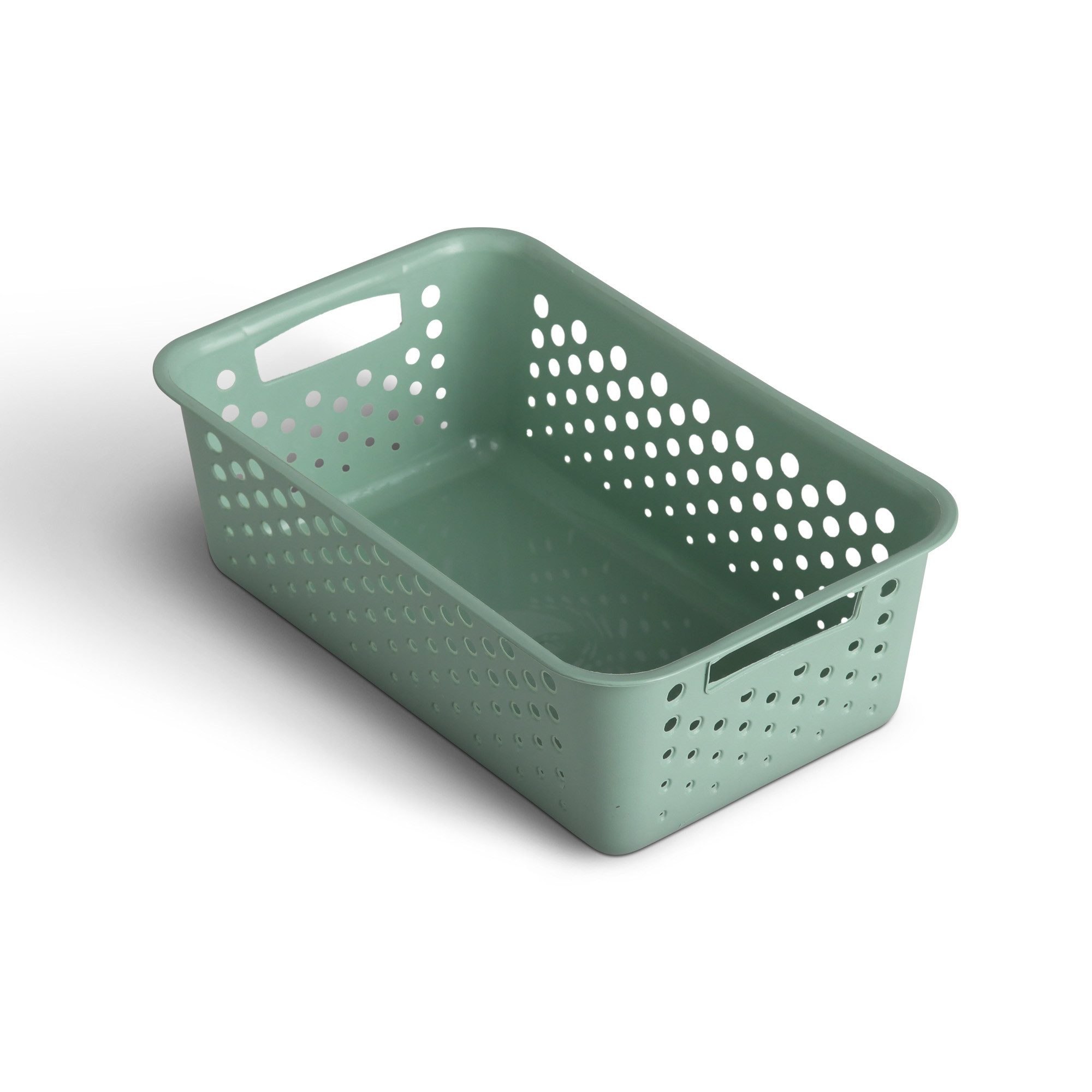 Pro Home Aufbewahrungskorb Modularer Kunststoffkorb Kunststoff Box (1 St), Aufbewahrungsbox mit Griffen - BPA-Frei - Organizer Körbchen Bad Küche