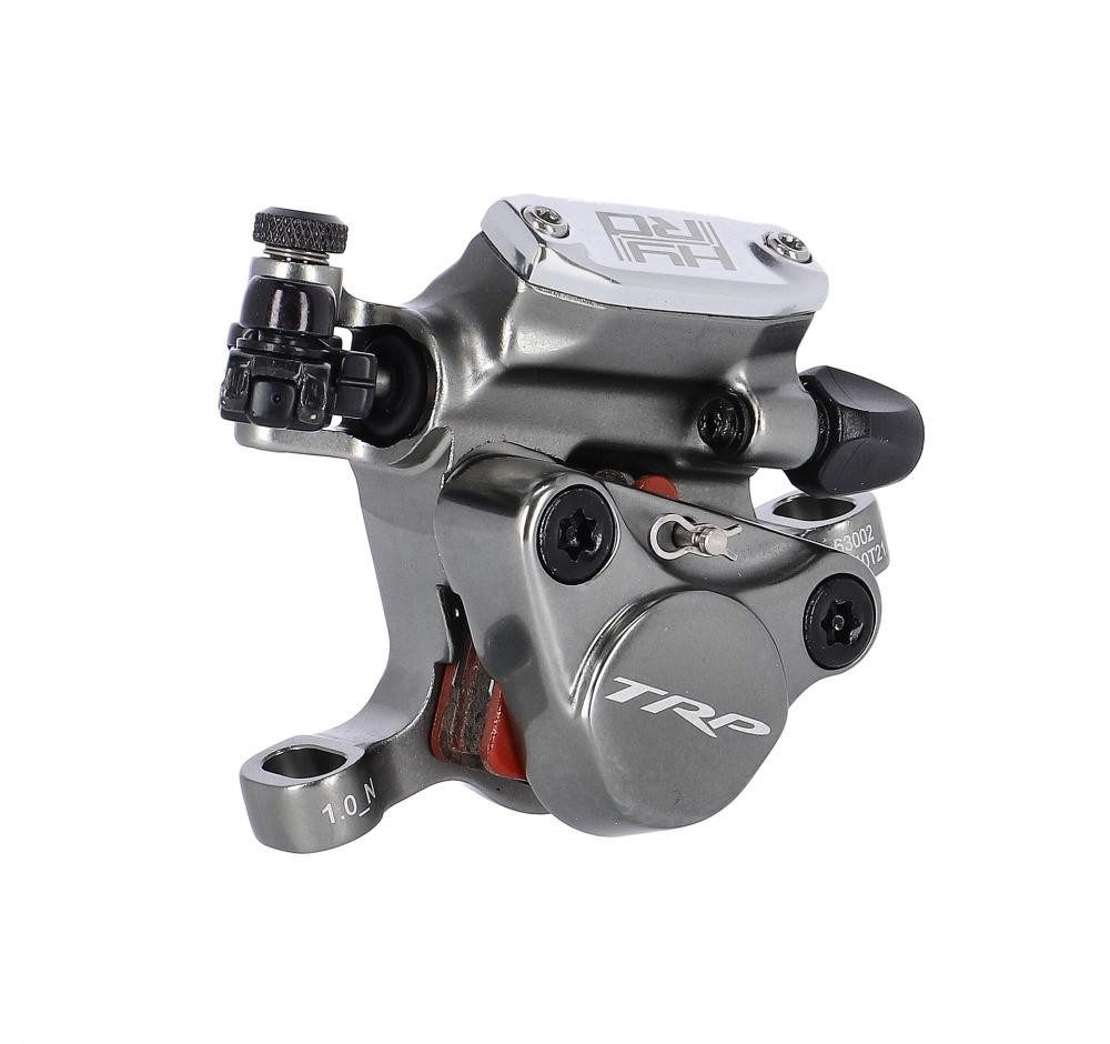 TRP Scheibenbremse TRP Bremssattel HY/RD HD-C705 Flat Mount Grau poliert - zeitgemäße Bre