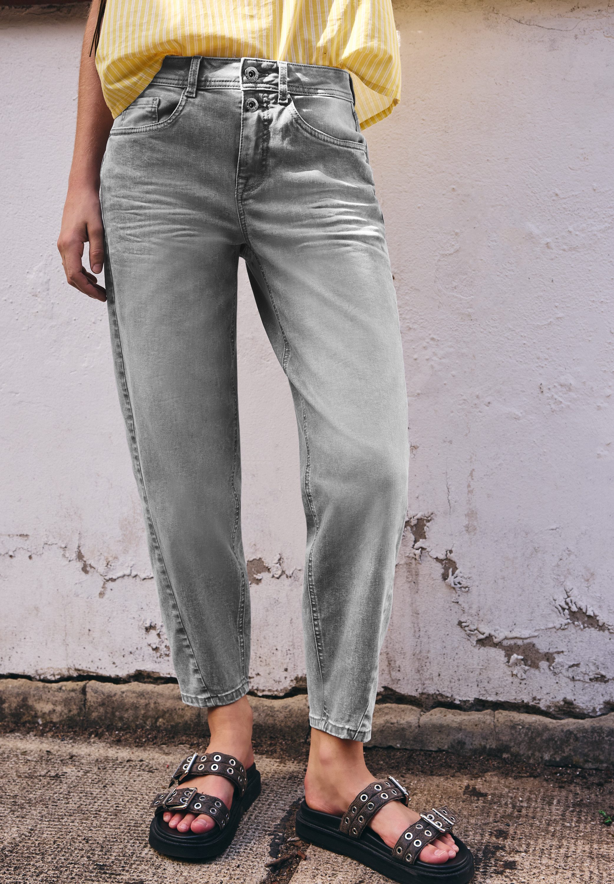 STREET ONE STUDIO Loose-fit-Jeans 5-Pocket-Style