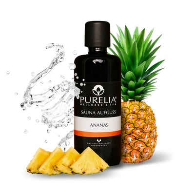 Purelia Aufgusskonzentrat PURELIA Saunaaufguss Ananas 100 ml natürlicher Sauna-aufguss - reine