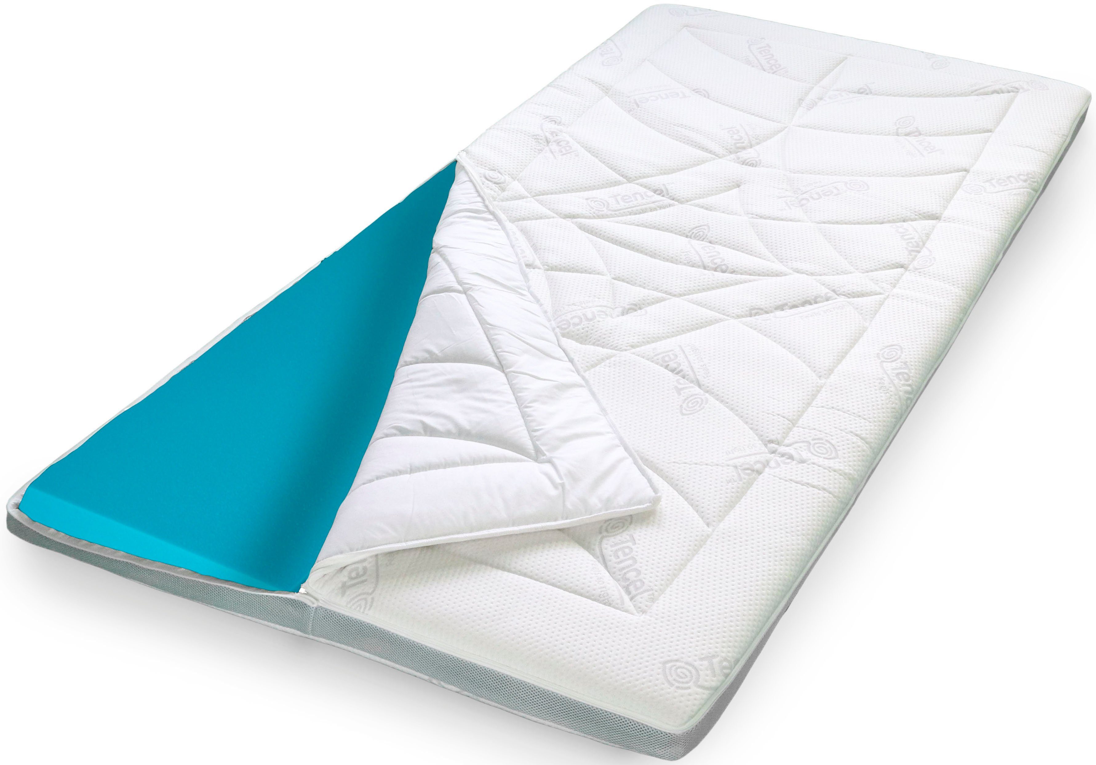 Topper Topper Softtop Luxus TENCEL™ G-Cozy, Stendebach, 8 cm hoch, Gelschaum, bestens geeignet für temperatursensible Menschen