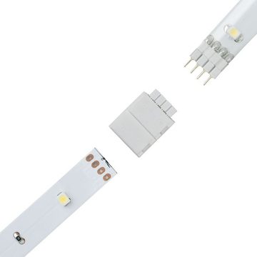 Paulmann LED Stripe YourLED Clip-Verbinder 2er Pack aus Kunststoff für gekürzte auf ungekü, 1-flammig, LED Streifen