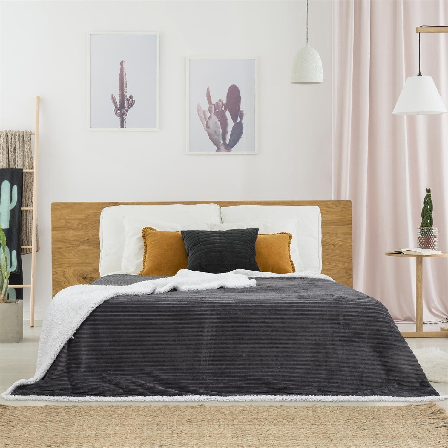 Wohndecke, HOME DECO FACTORY, diverse Premium Designs aus Paris - Baumwolle uvm.