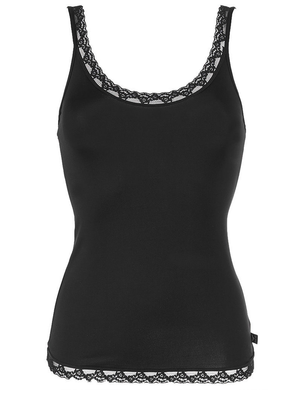 like it! Achseltop Damen Trägertop Olivia (Stück, 1-St) - schwarz