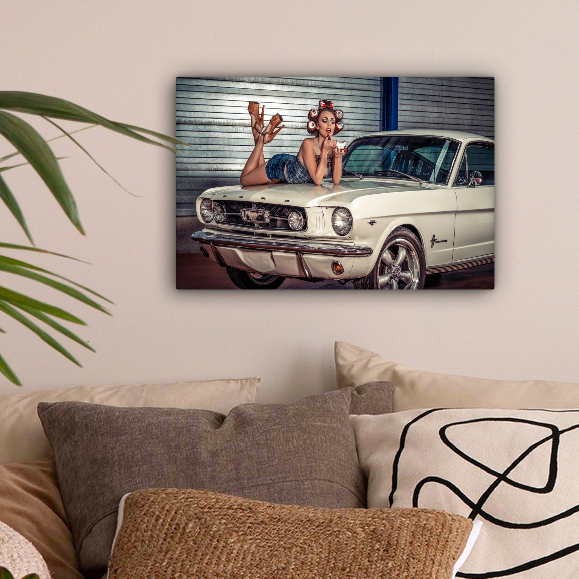 OneMillionCanvasses® Leinwandbild Auto - Oldtimer - günstig online kaufen