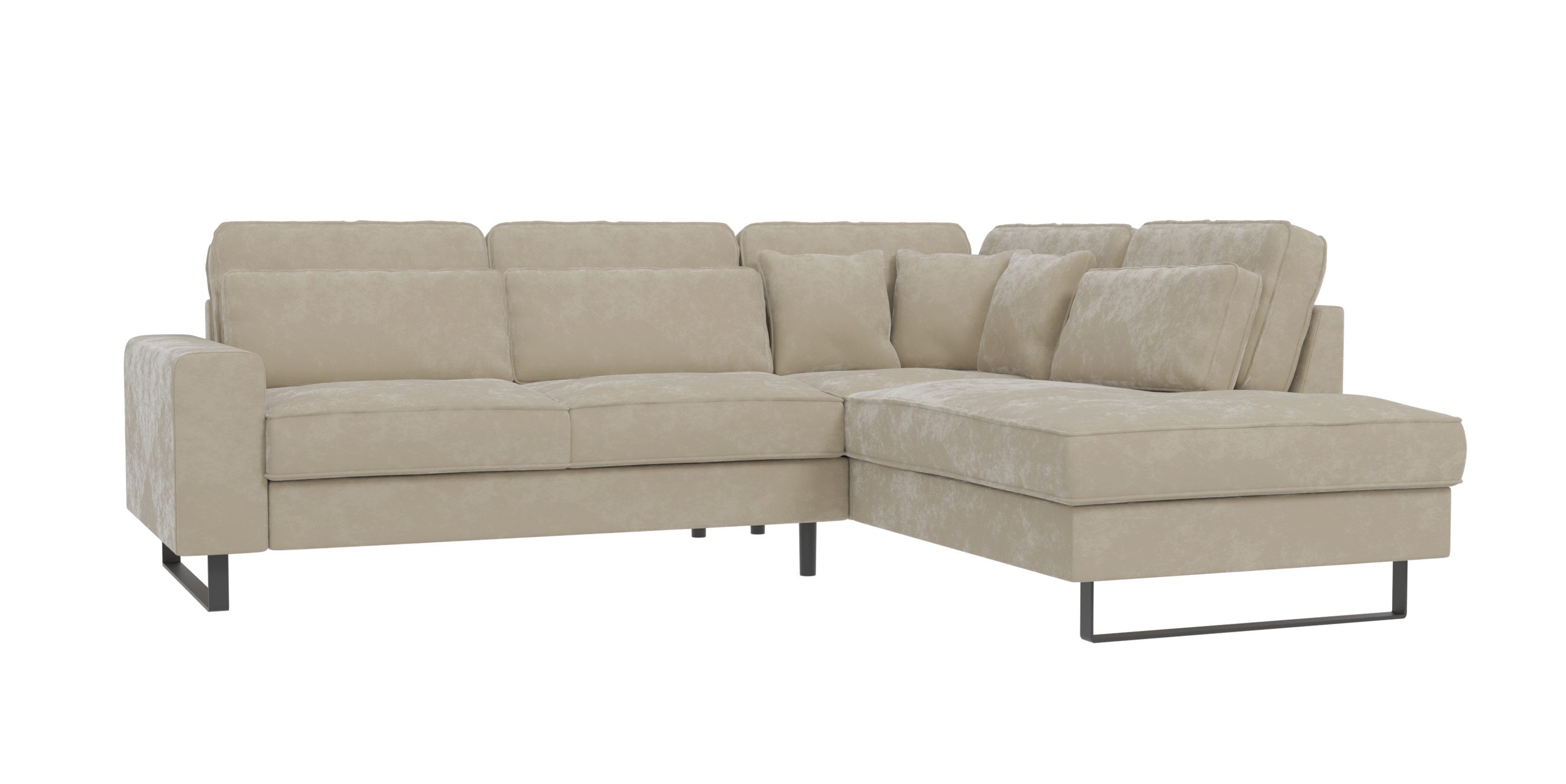 S-Style Möbel Ecksofa Ember mit Ottomane günstig online kaufen
