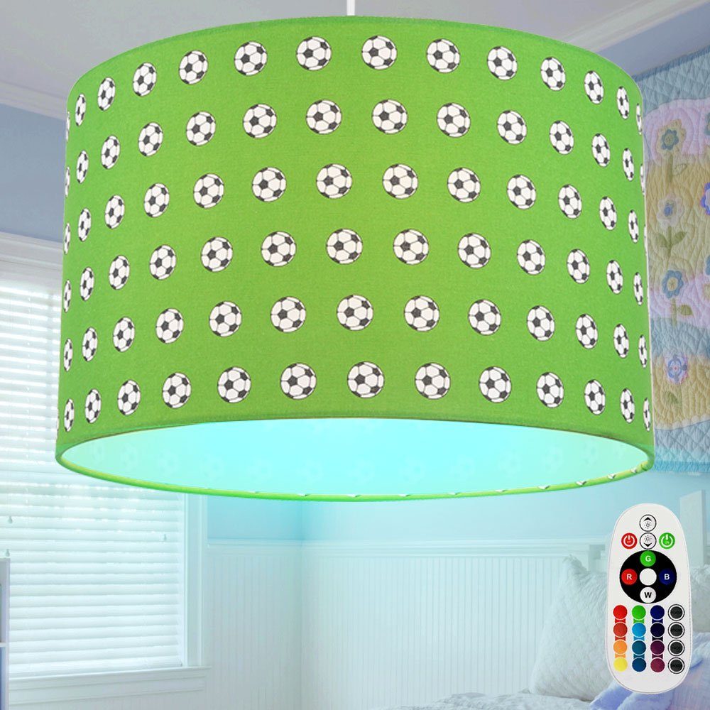 etc-shop Hängeleuchte, Leuchtmittel inklusive, Warmweiß, Farbwechsel, Hänge Decken Kinder Leuchte Pendel Lampe Dimmbar Fernbedienung im Set