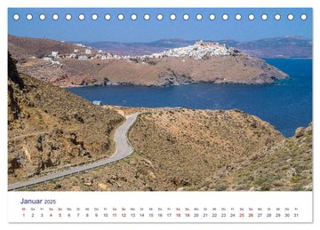 CALVENDO Wandkalender Astypalaia (Tischkalender 2025 DIN A5 quer), CALVENDO Monatskalender