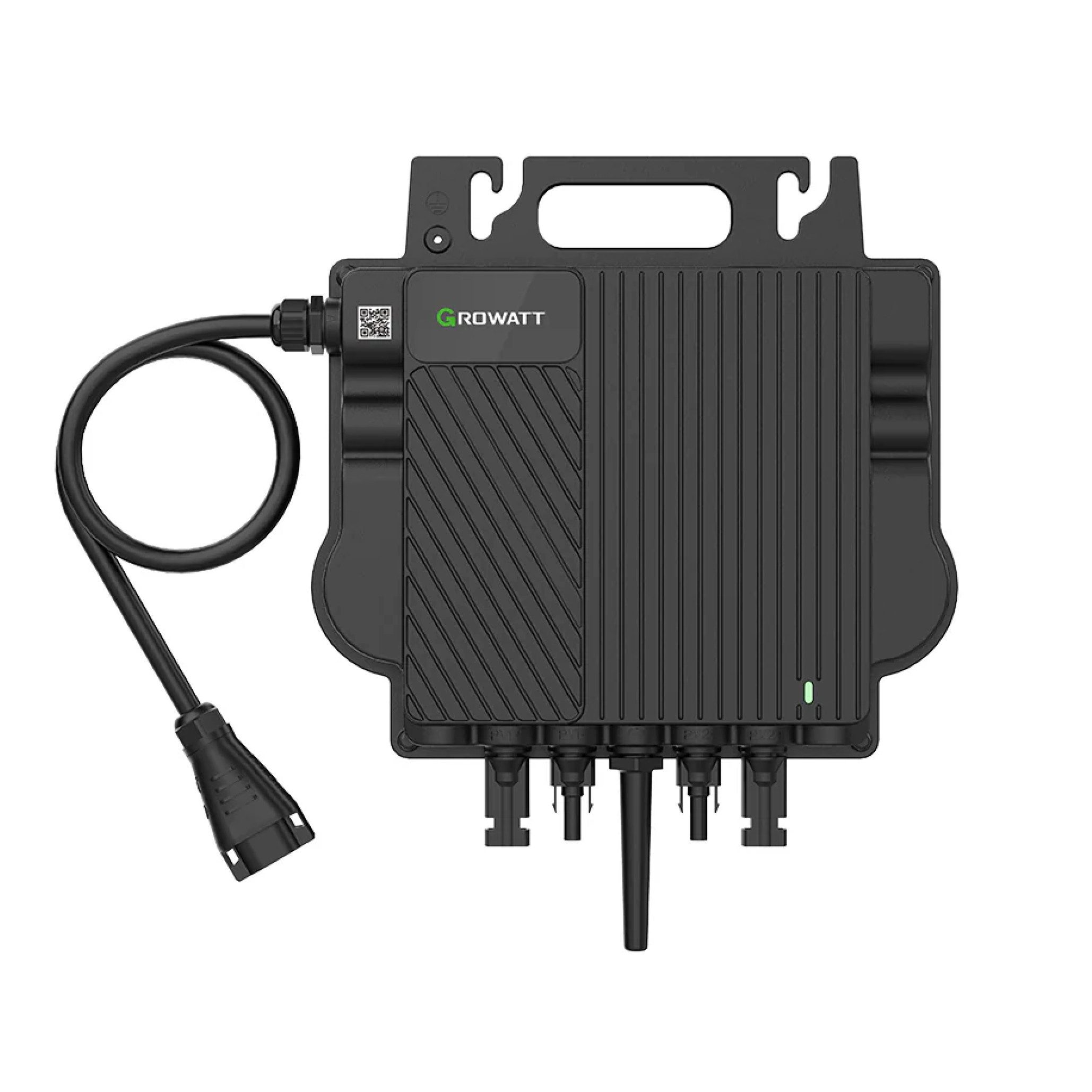 Growatt Balkonkraftwerk 910W Balkonkraftwerk Komplettset mit NEO 800W Mikro-Wechselrichter, 800 W, Monokristallin, (Set, 2-St., 2×455W JA Solar Modul+1×Growatt NEO 800W Mikro-Wechselrichter), mit 5M AC Kabel, Plug und Play