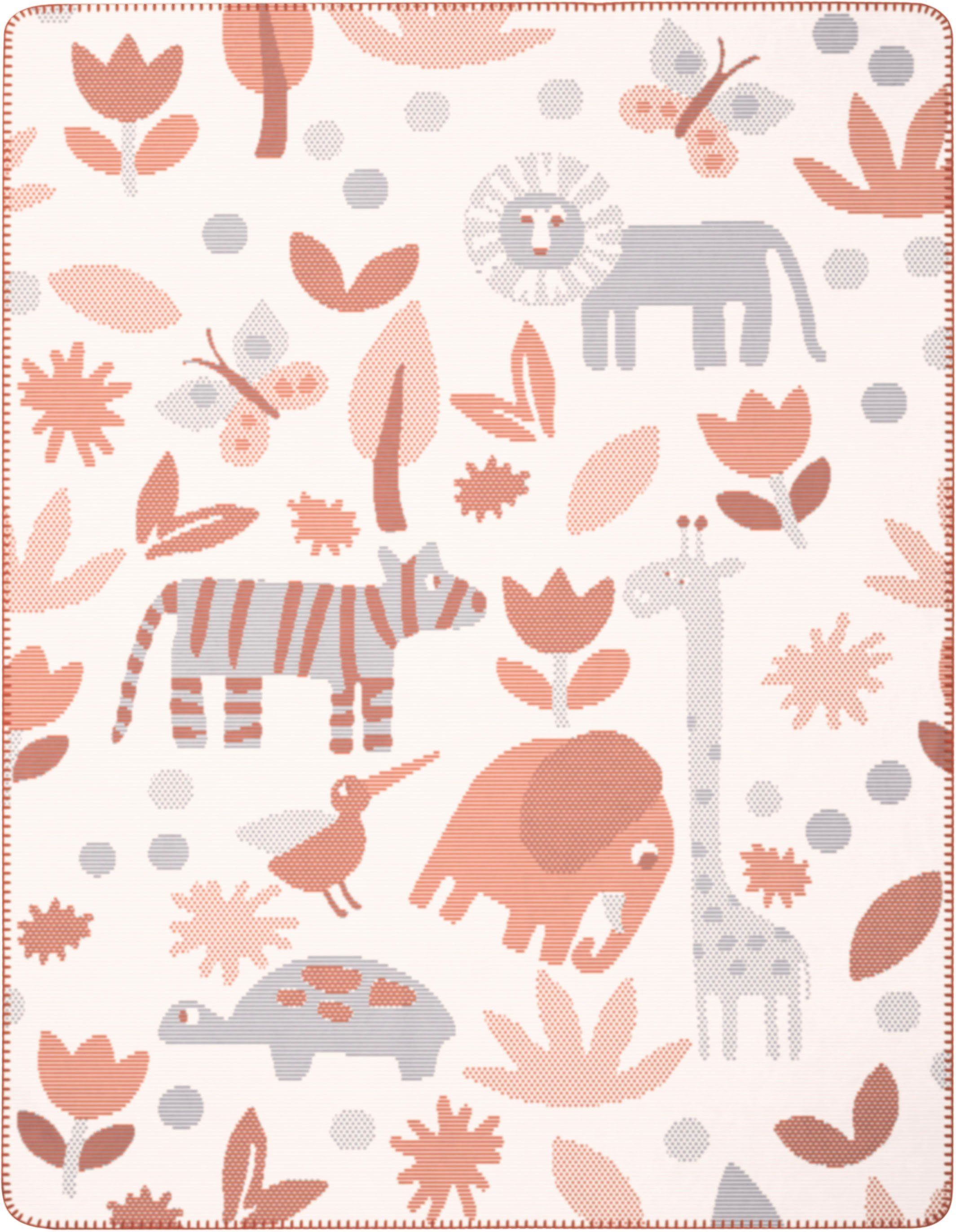 Babydecke Babydecke Zoo, Biederlack, Babydecke Zoo günstig online kaufen