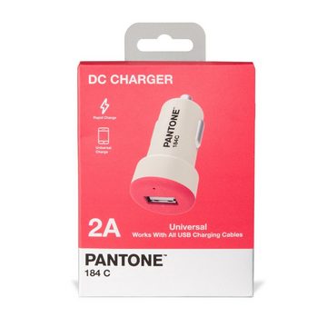 Pantone Universe PANTONE Auto Ladegerät pink 2.1A einfach unterwegs aufladen 2,1 A Smartphone-Kabel