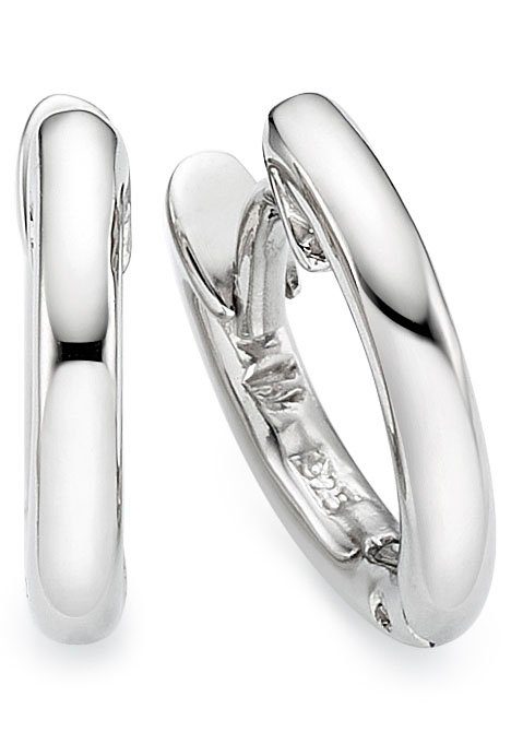 Bruno Banani Paar Creolen Schmuck Geschenk Silber 925 Ohrschmuck Ohrringe