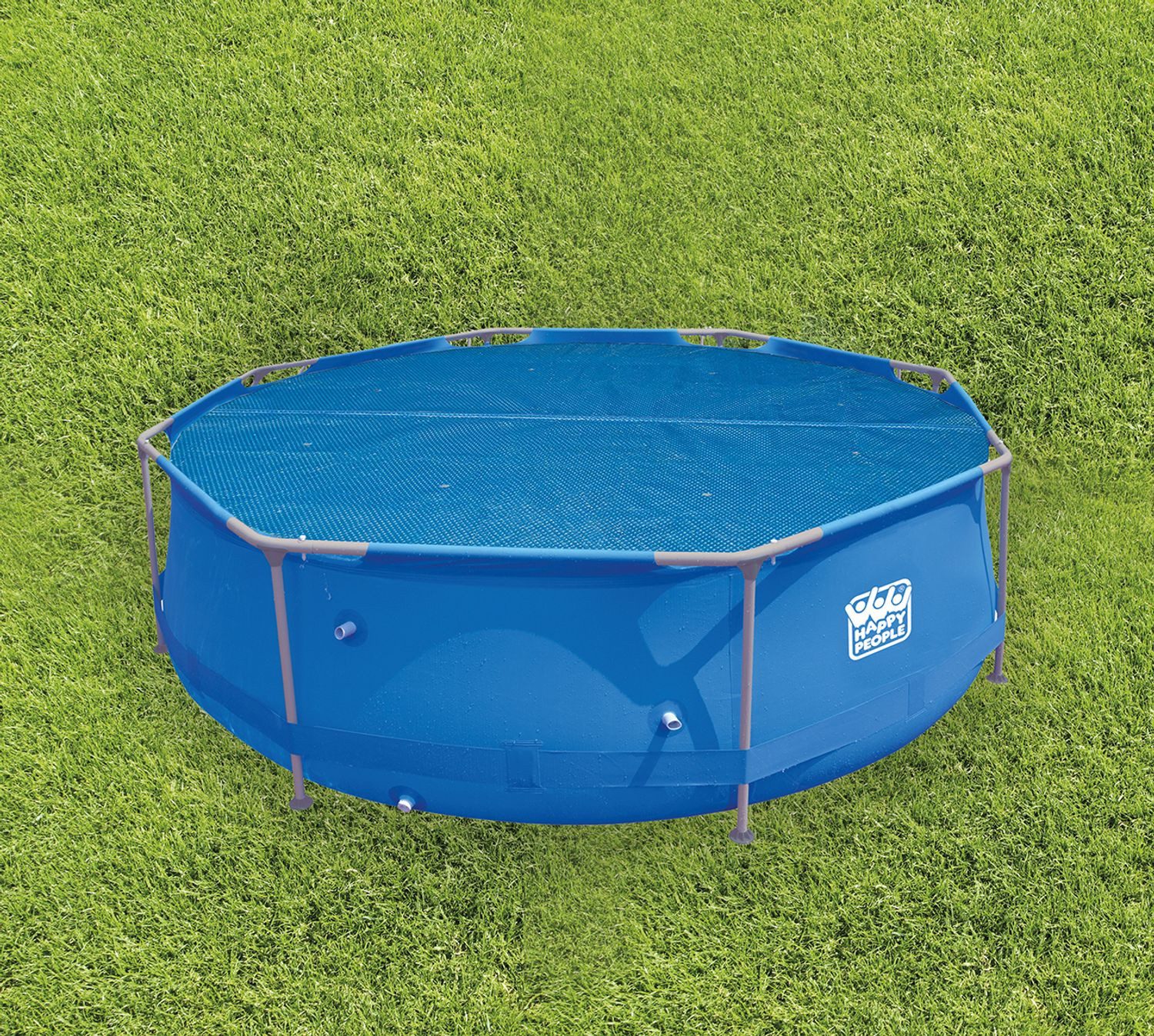 Pool-Abdeckplane blau,rund, passend für Ø 366cm