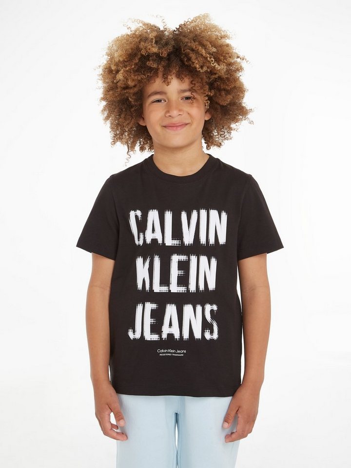 Calvin Klein Jeans T-Shirt PIXEL LOGO RELAXED SS T-SHIRT für Kinder bis 16  Jahre