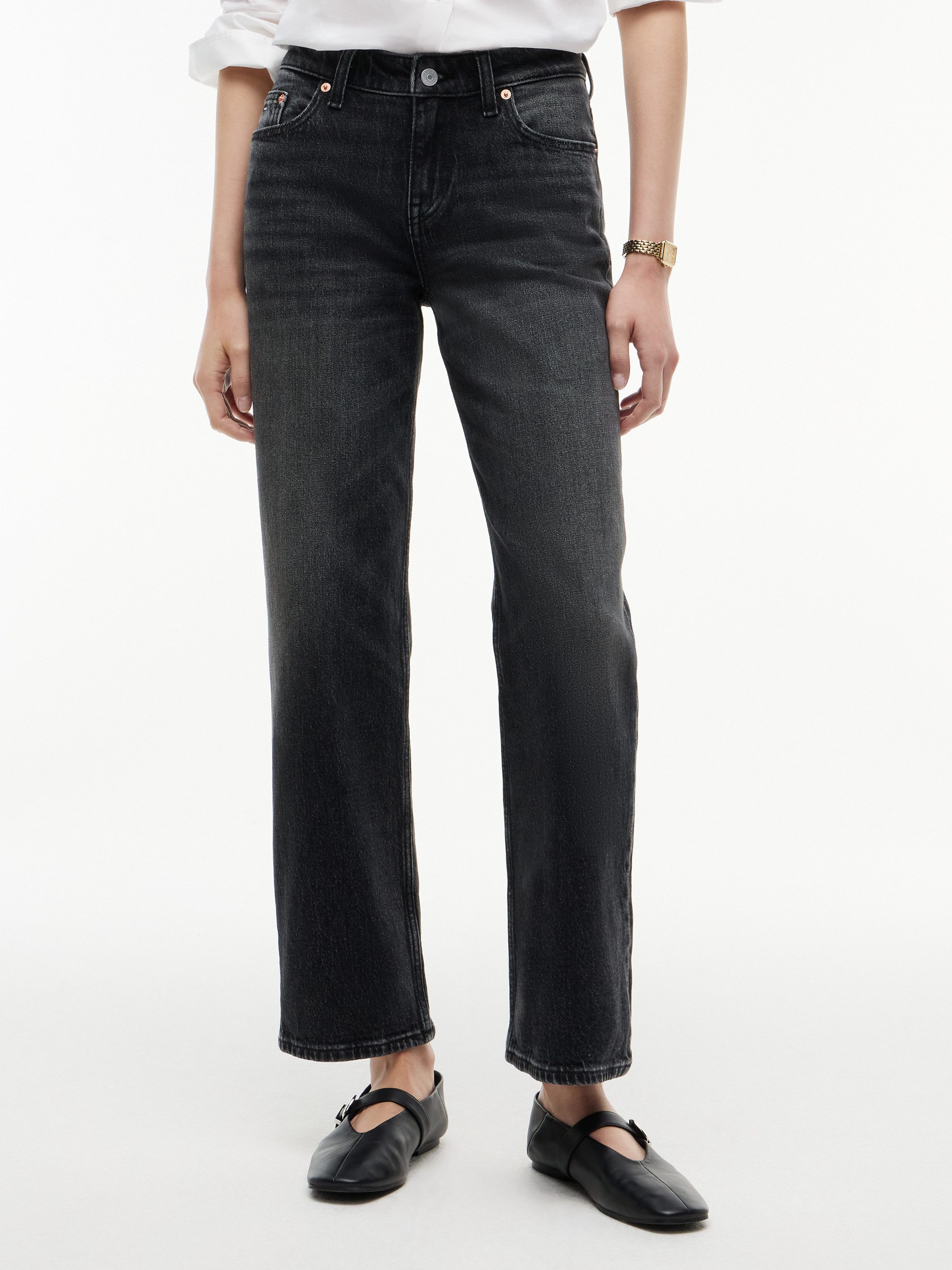 Tommy Jeans Straight-Jeans SOPHIE LOW RISE STRAIGHT DJ0187 Baumwollmischung, straight fit