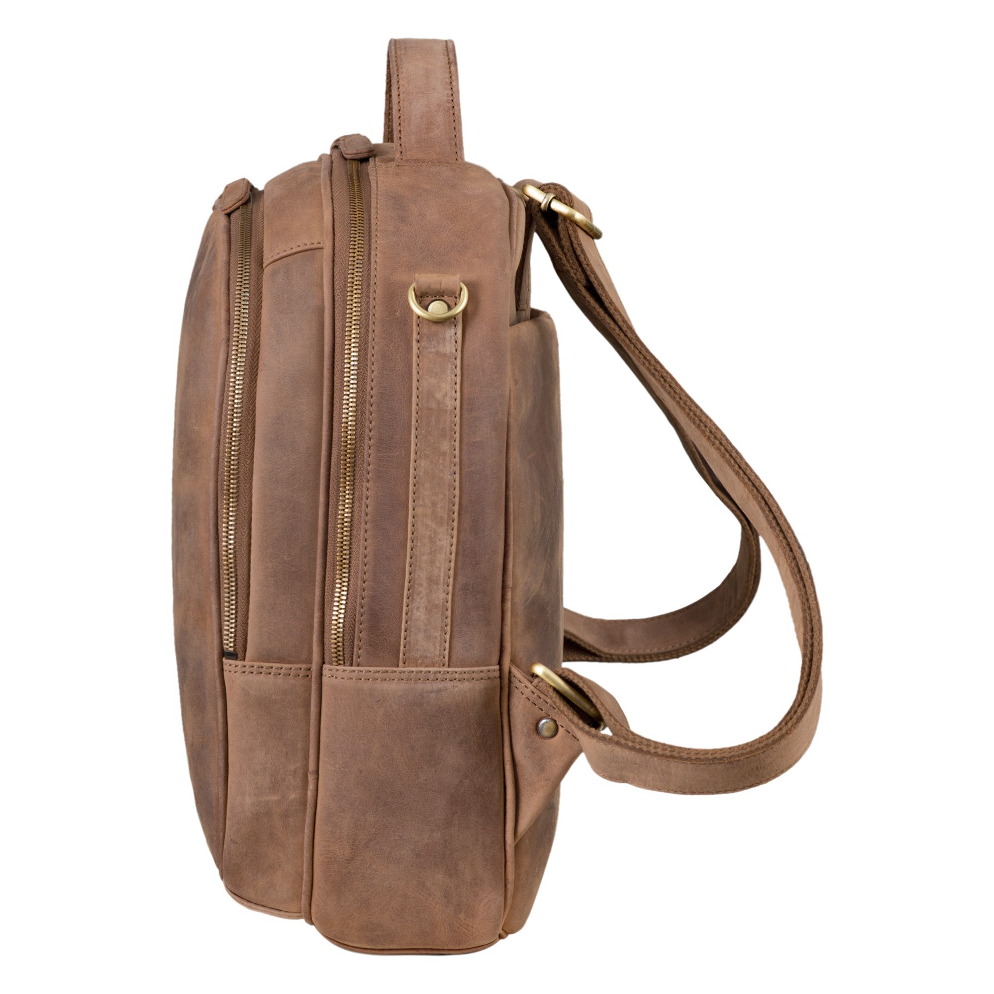 STILORD Notebook-Rucksack "Hayden" Rucksack 13 Zoll Leder