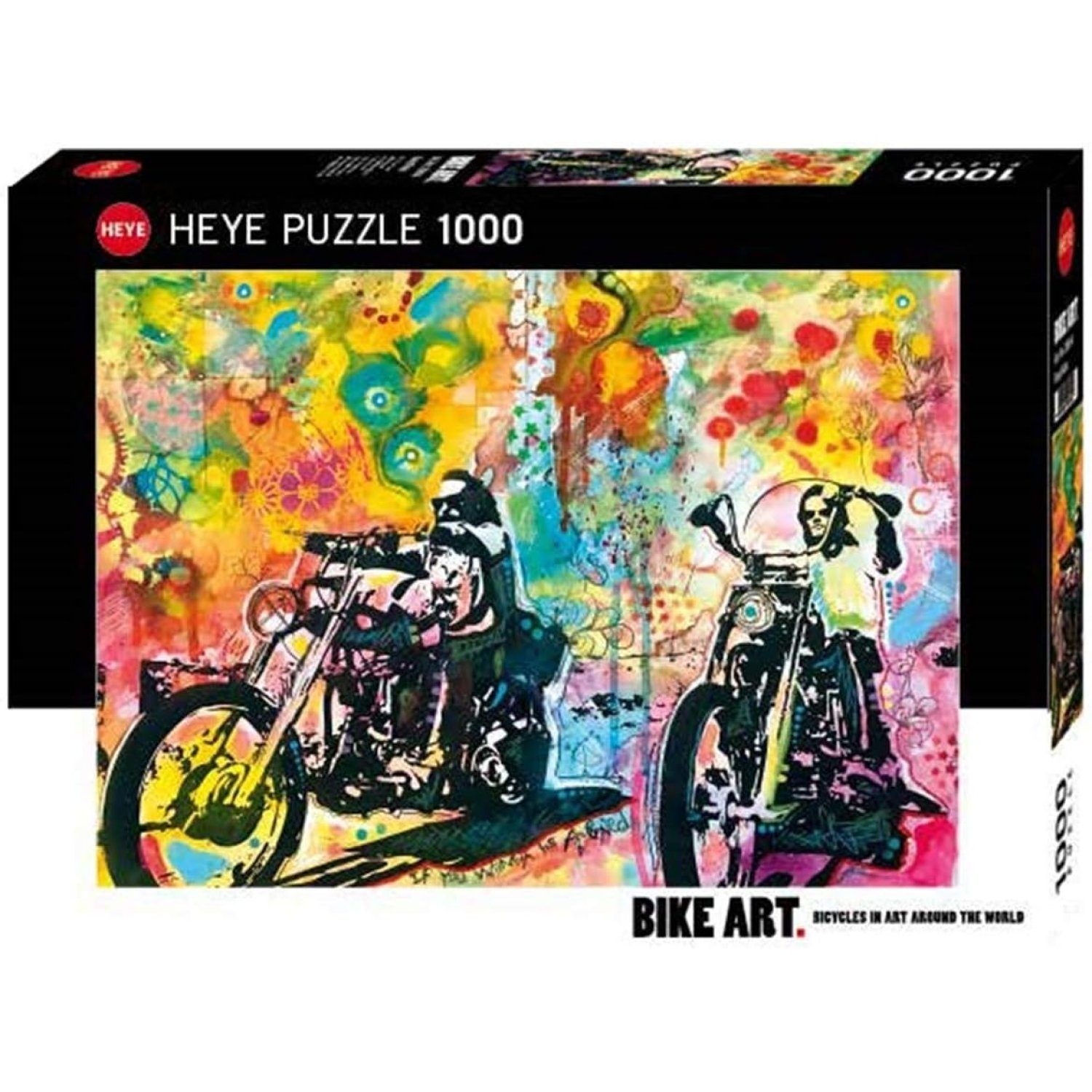 HEYE Puzzle HEYE BIKE ART 29814 - Harley Motorrad PUZZLE 1000 EASY RIDER ca. 50 x, 1000 Puzzleteile