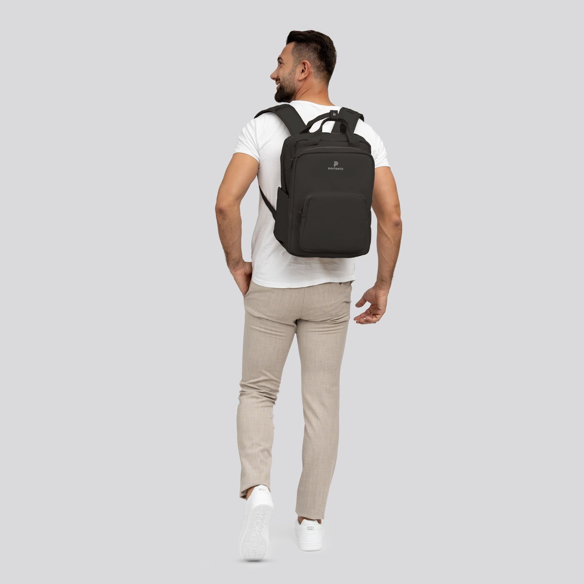 Urban Tech-Material black Collection, Veganes Pactastic Daypack