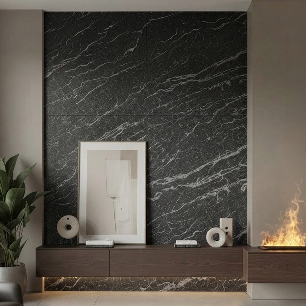 HOME DELUXE Wandpaneel EDA, BxL: 54x114 cm, (4-tlg) Feuchtraum geeignet, Wandpaneele in Marmor, Naturstein und Betonoptik
