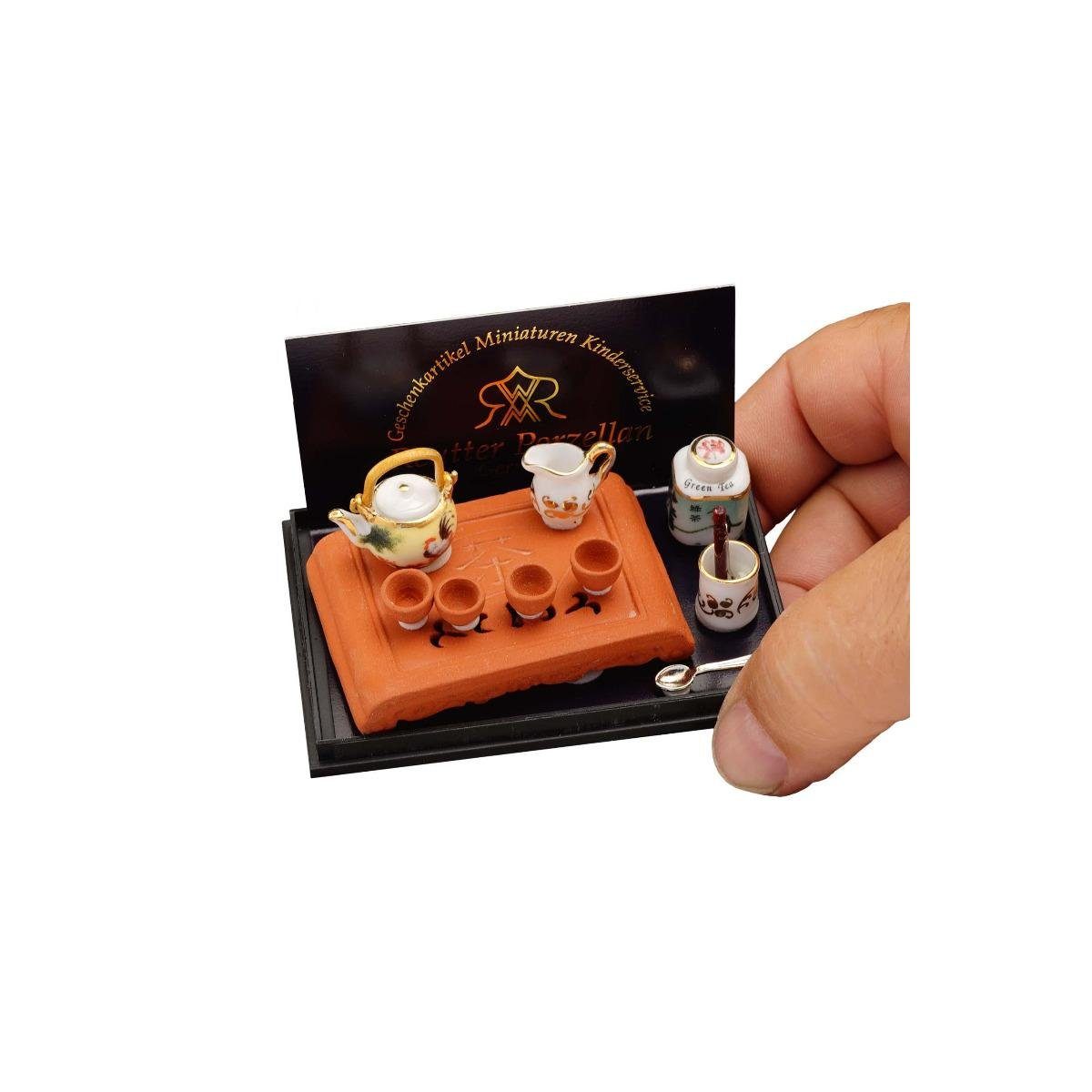 Reutter Porzellan Dekofigur Miniatur Teeservice, Asiatisches - 001.450/6