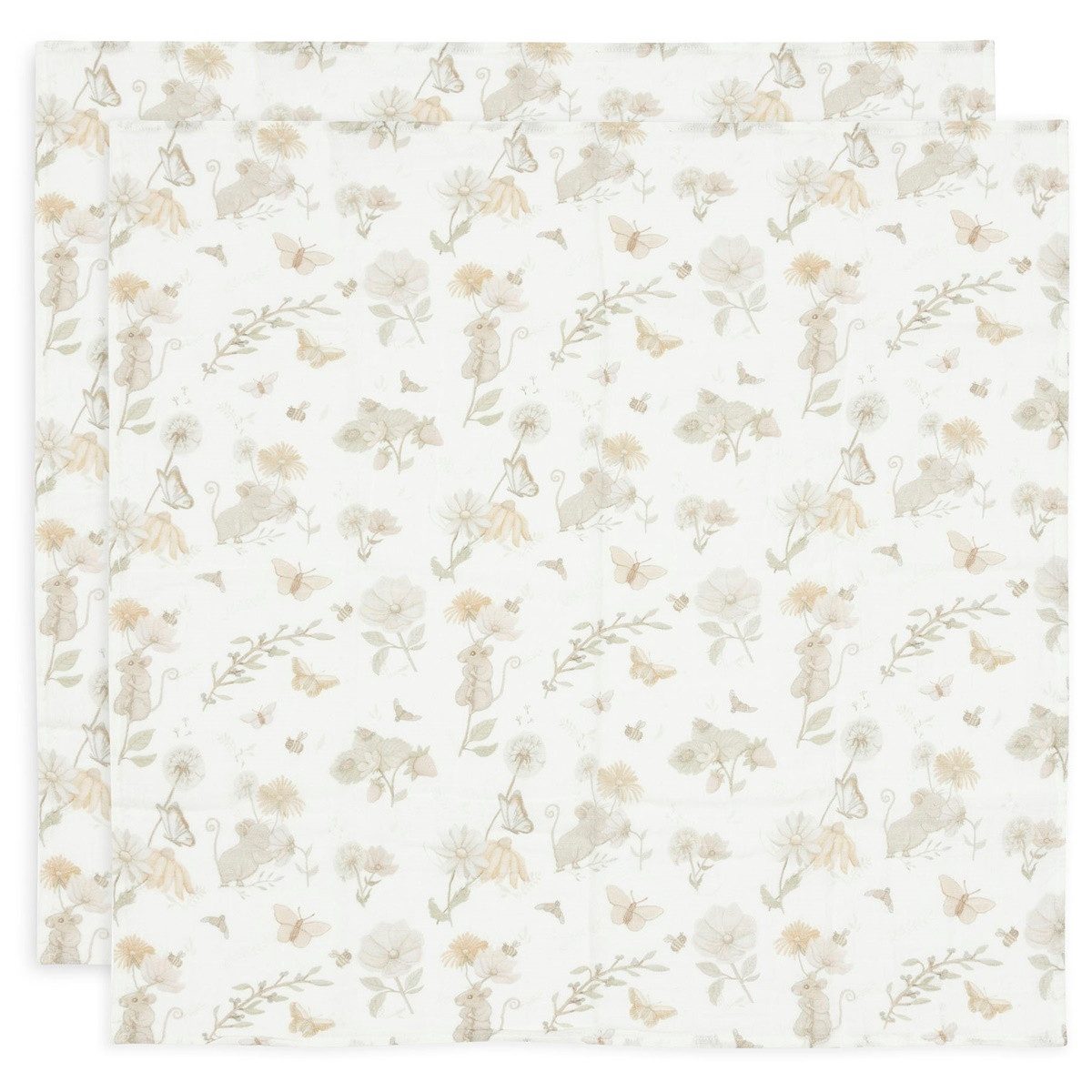 3 Salviette Per Boccali Jollein Jungle Jambo 70x70 Cm - Cotone - 14