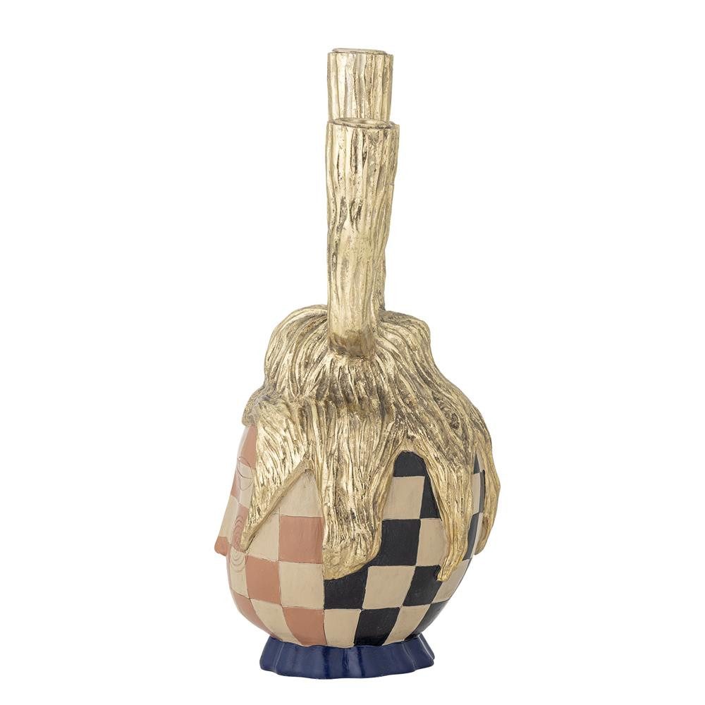 Bloomingville Kerzenhalter Medusa, Kerzenständer Gold Polyresin Handbemalt 32 cm – Bild 5 von 5