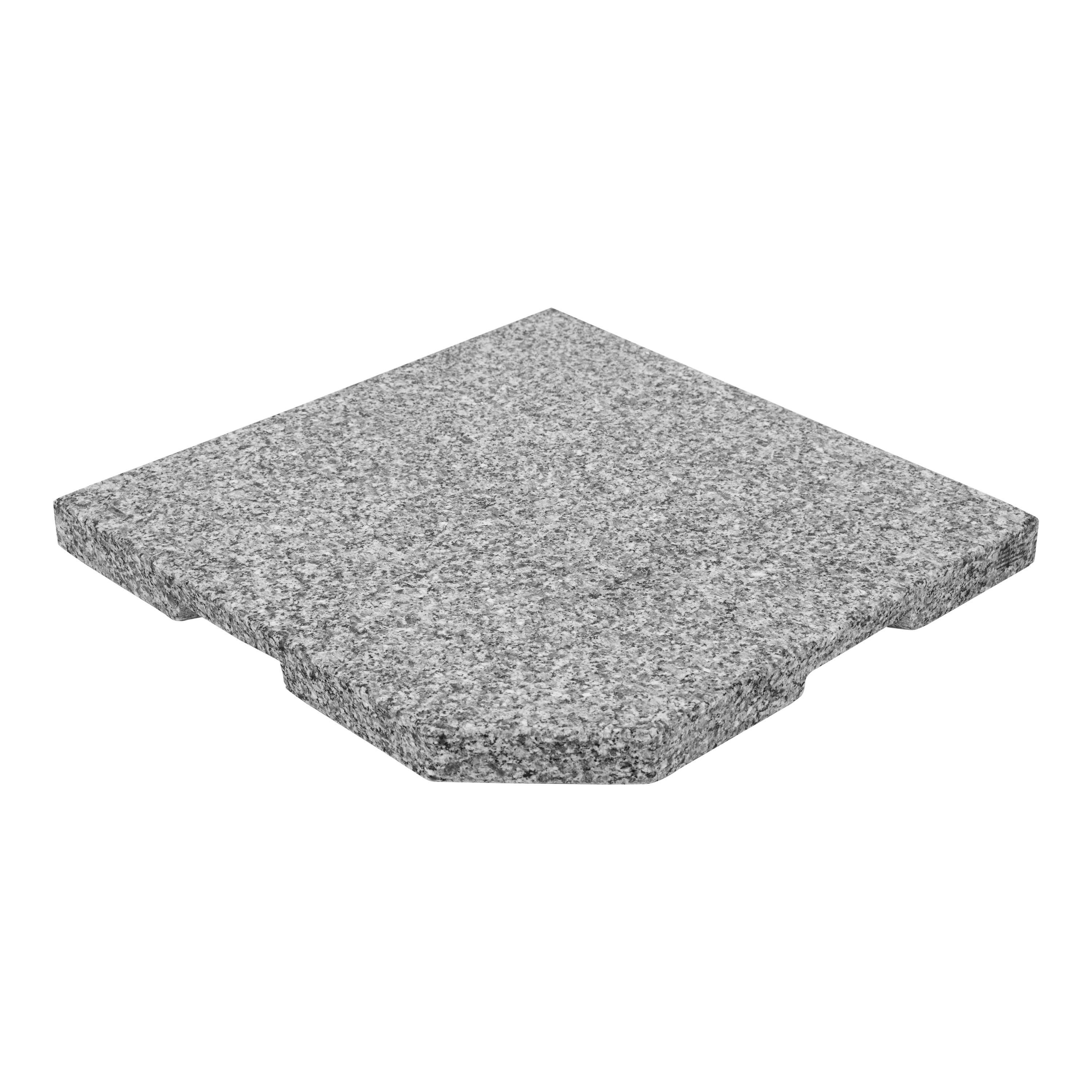 doppler® Plattenständer Granit 25kg, 50x50x4cm