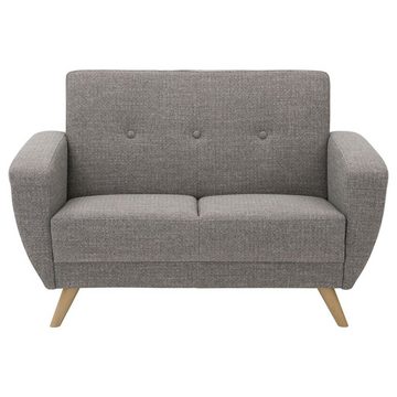 58 aufm Kessel Sofa Sofa 2-Sitzer Kaitlyn Bezug Flachgewebe Buche, Sparpreis inkl. Kostenlosem Versand 1 Teile, hochwertig verarbeitet,bequemer Sitz