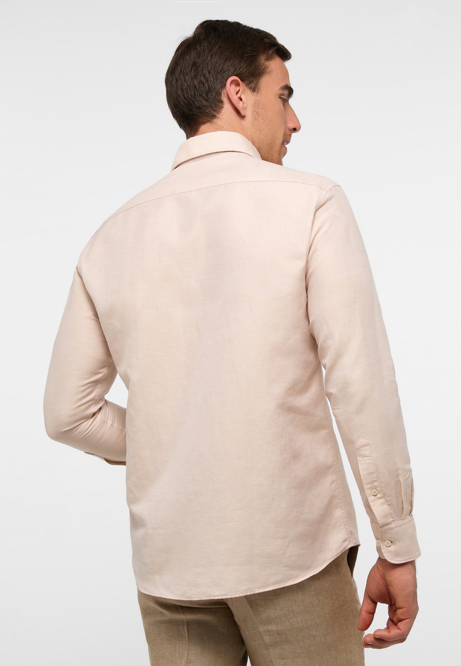 Eterna Langarmhemd MODERN FIT EASY IRON (bügelleicht)