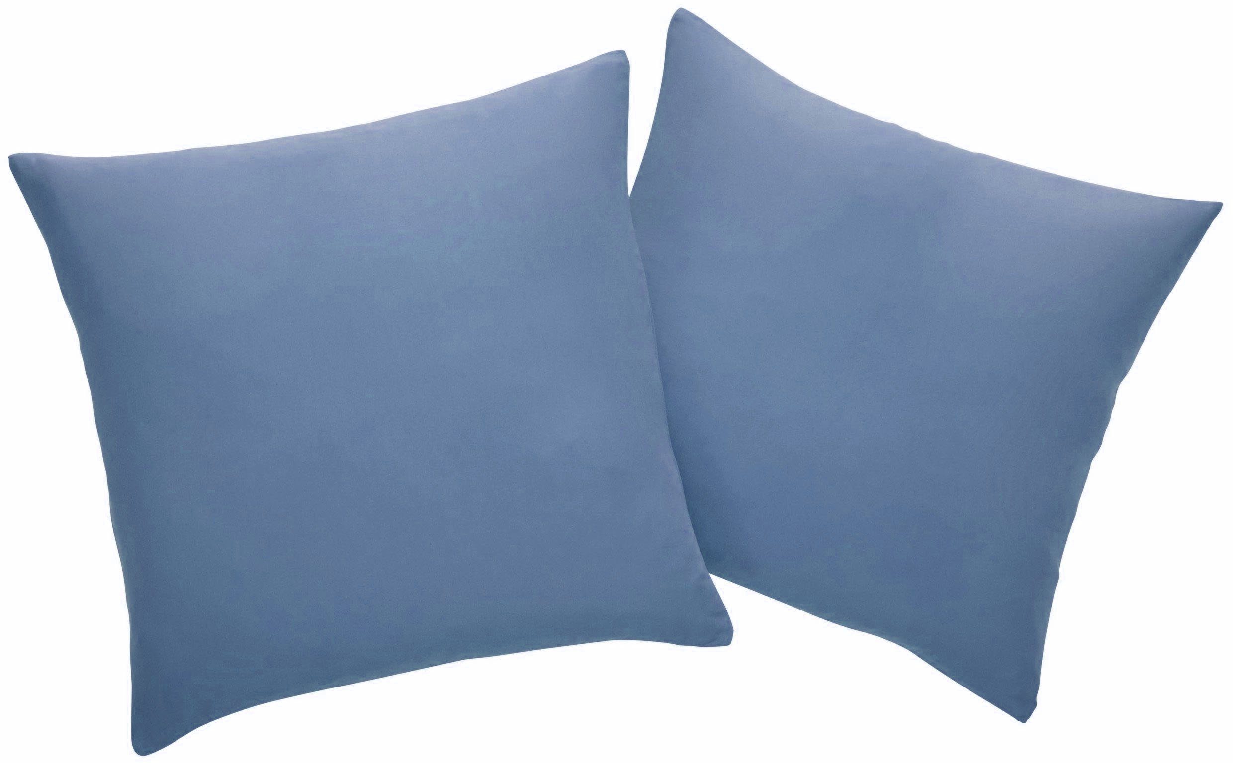 my home Декоративные подушки Parry Microfaser, 2-er Set, unifarben, Подушкиhüllen ohne Füllung, mit Reißverschluss