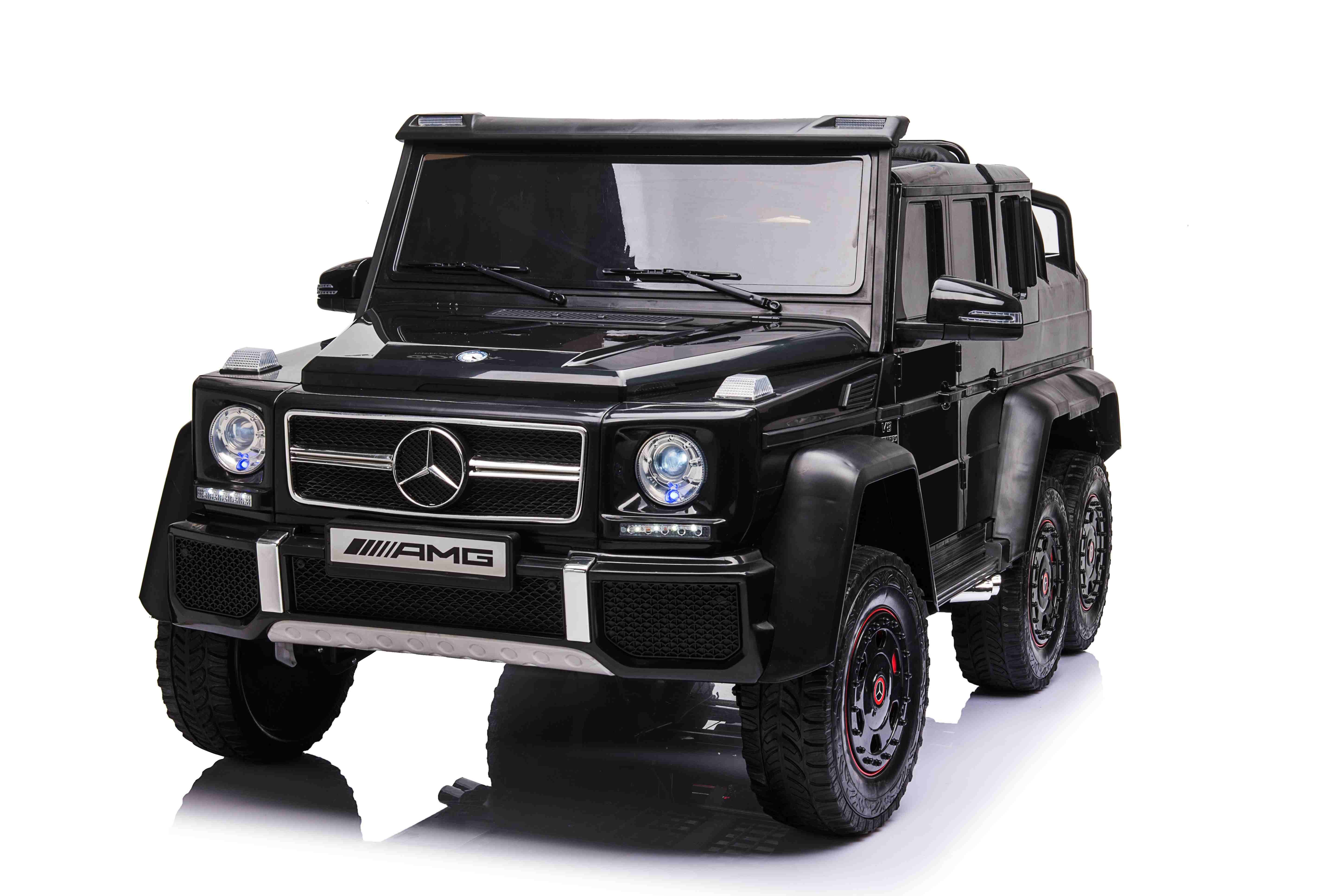 BoGi Elektro-Kinderauto Mercedes G63 AMG XXL SUV JEEP Elektroauto Kinderfahrzeug 6x6 24V