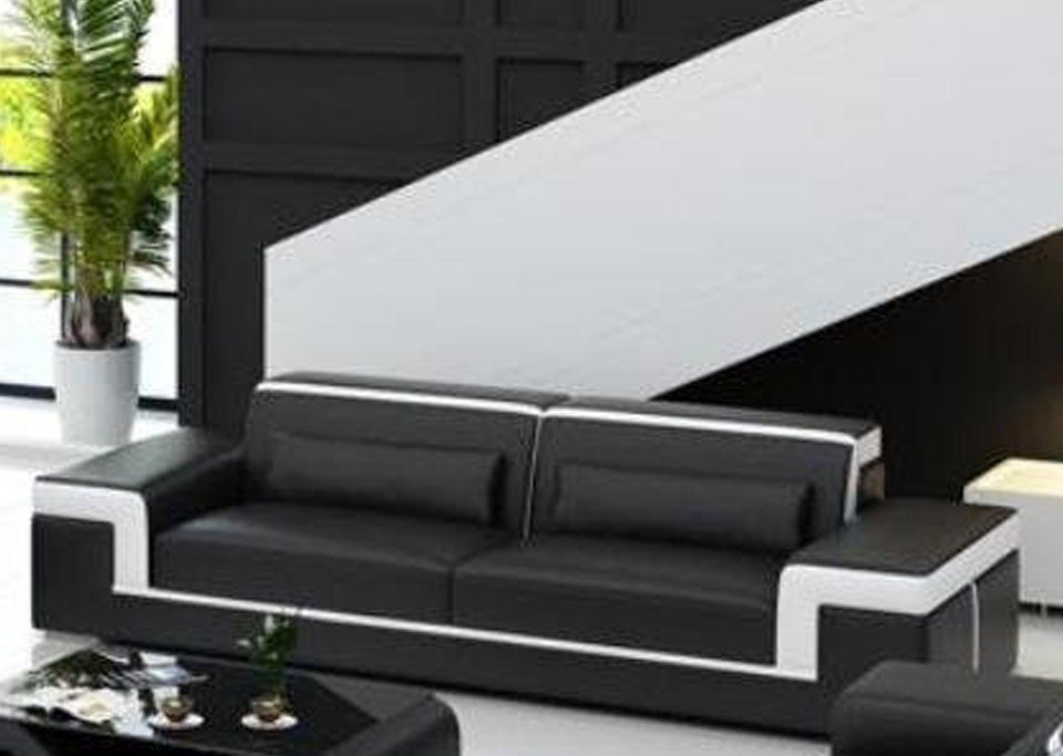 Design Europe Designer Luxus Polstermöbel in Dreisitzer Sofa stilvolles Neu, Made Sofa JVmoebel