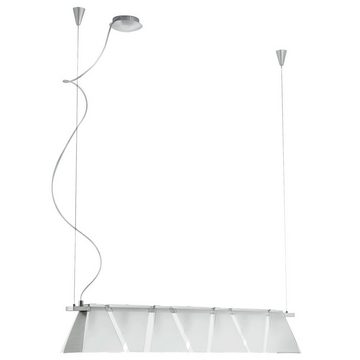 etc-shop LED Pendelleuchte, Leuchtmittel inklusive, Warmweiß, LED 13,3 Watt Hänge Lampe Glas satiniert Pendel Leuchte Wohnzimer