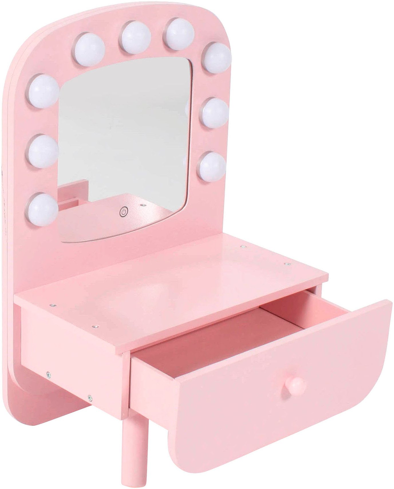 CHIC2000 Schminktisch Tabletop rosa