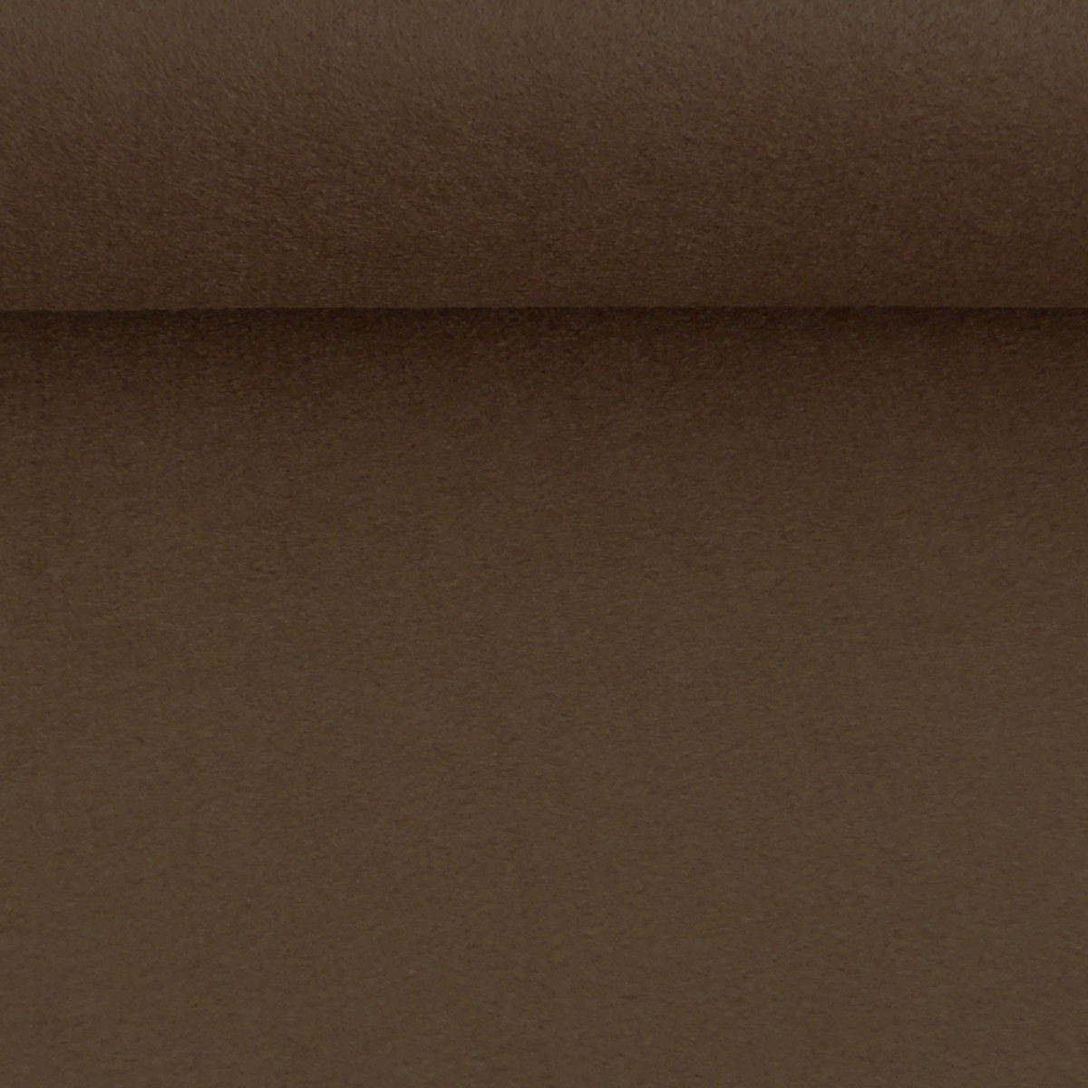 SCHÖNER LEBEN. Stoff Kreativstoff Filz einfarbig dunkelbraun 180cm Breite 2mm Stärke