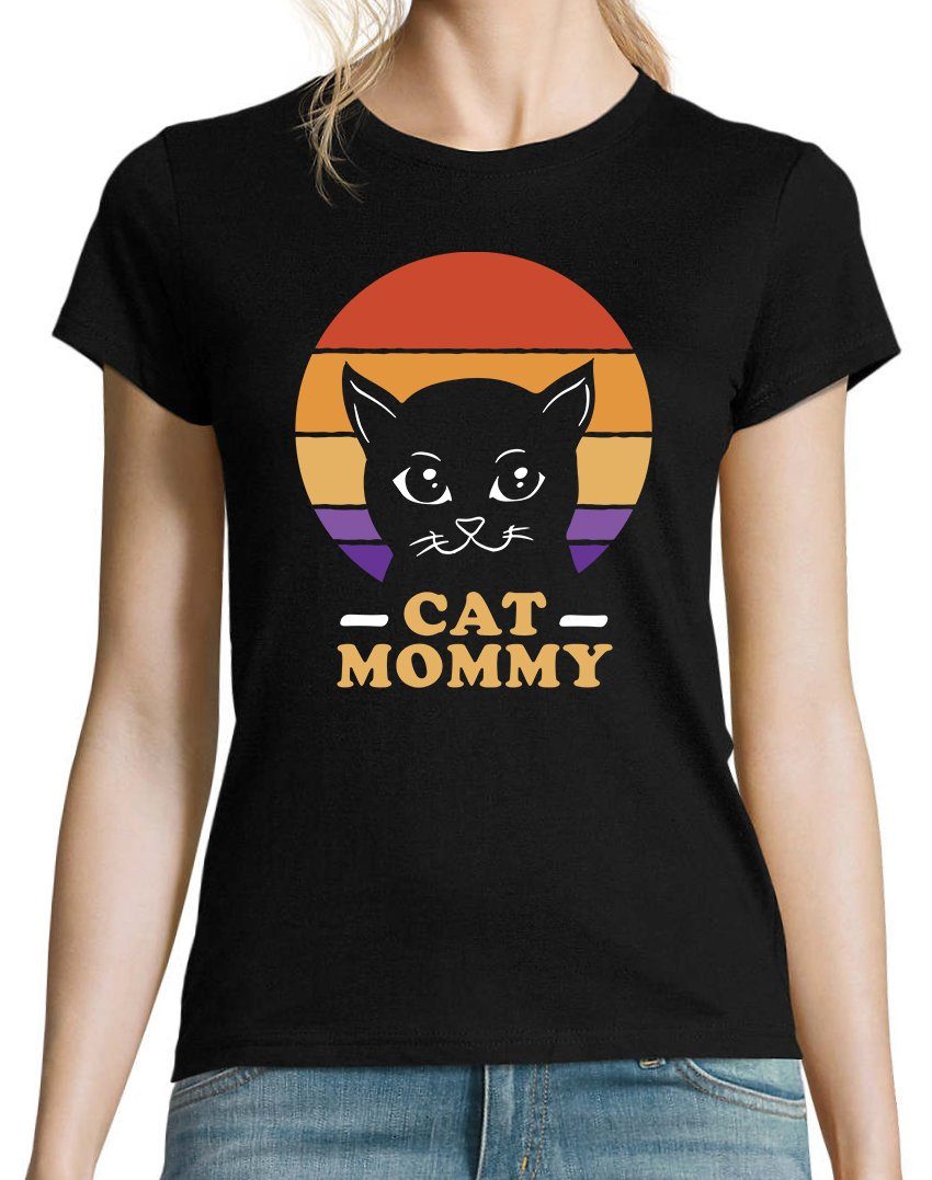 Youth Designz T-Shirt Cat Mommy Katzenmama günstig online kaufen