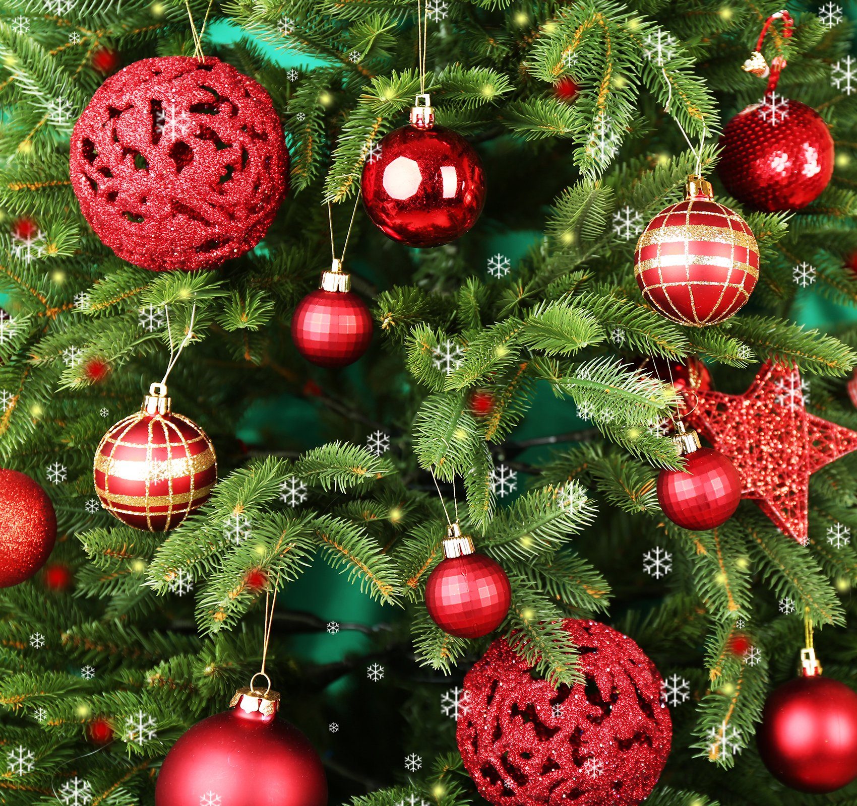 Schnur zum Stück dekorative Homewit Weihnachtsbaumkugel 200 Verpackung