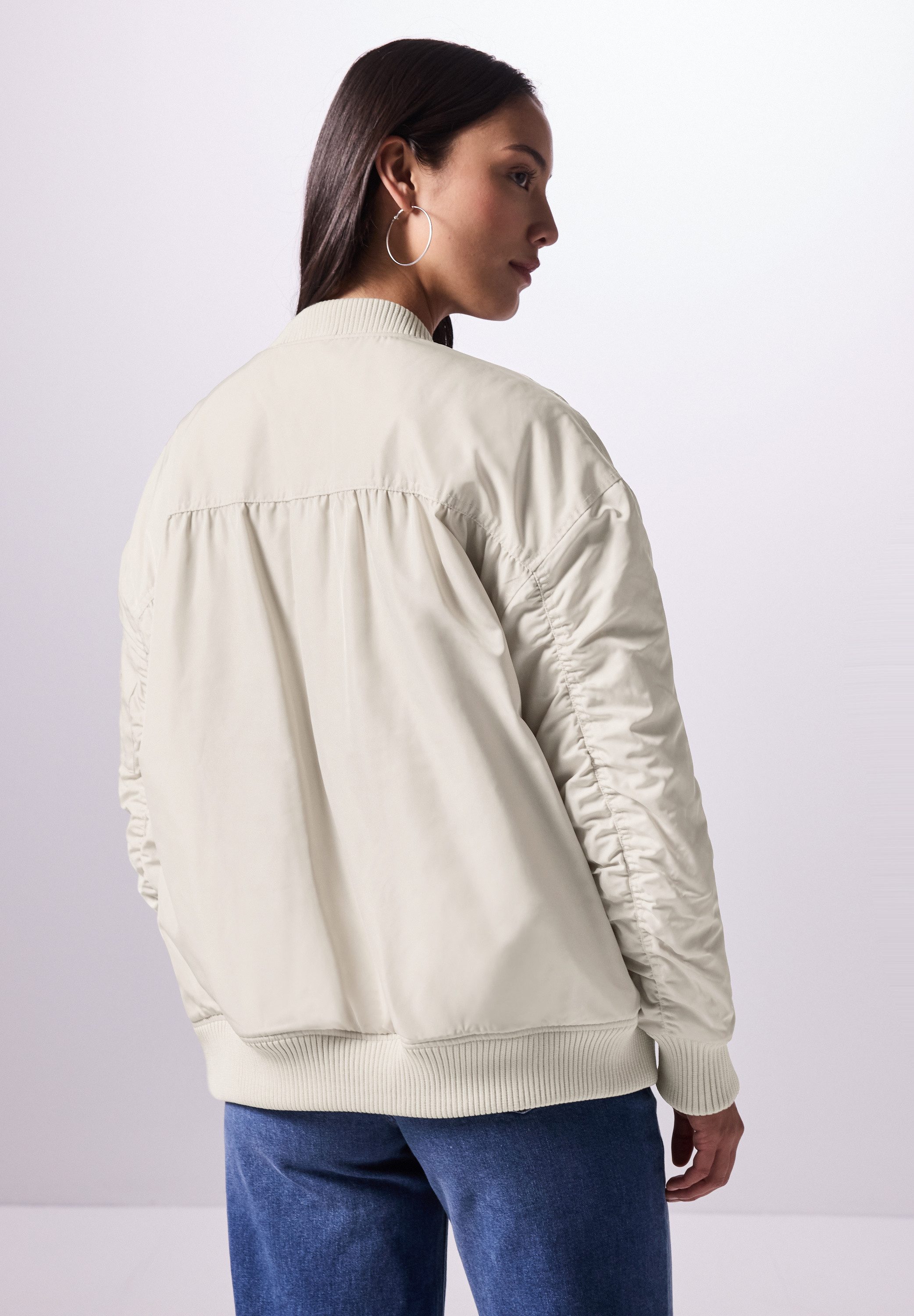 STREET ONE STUDIO Blouson mit Rundhalsausschnitt günstig online kaufen