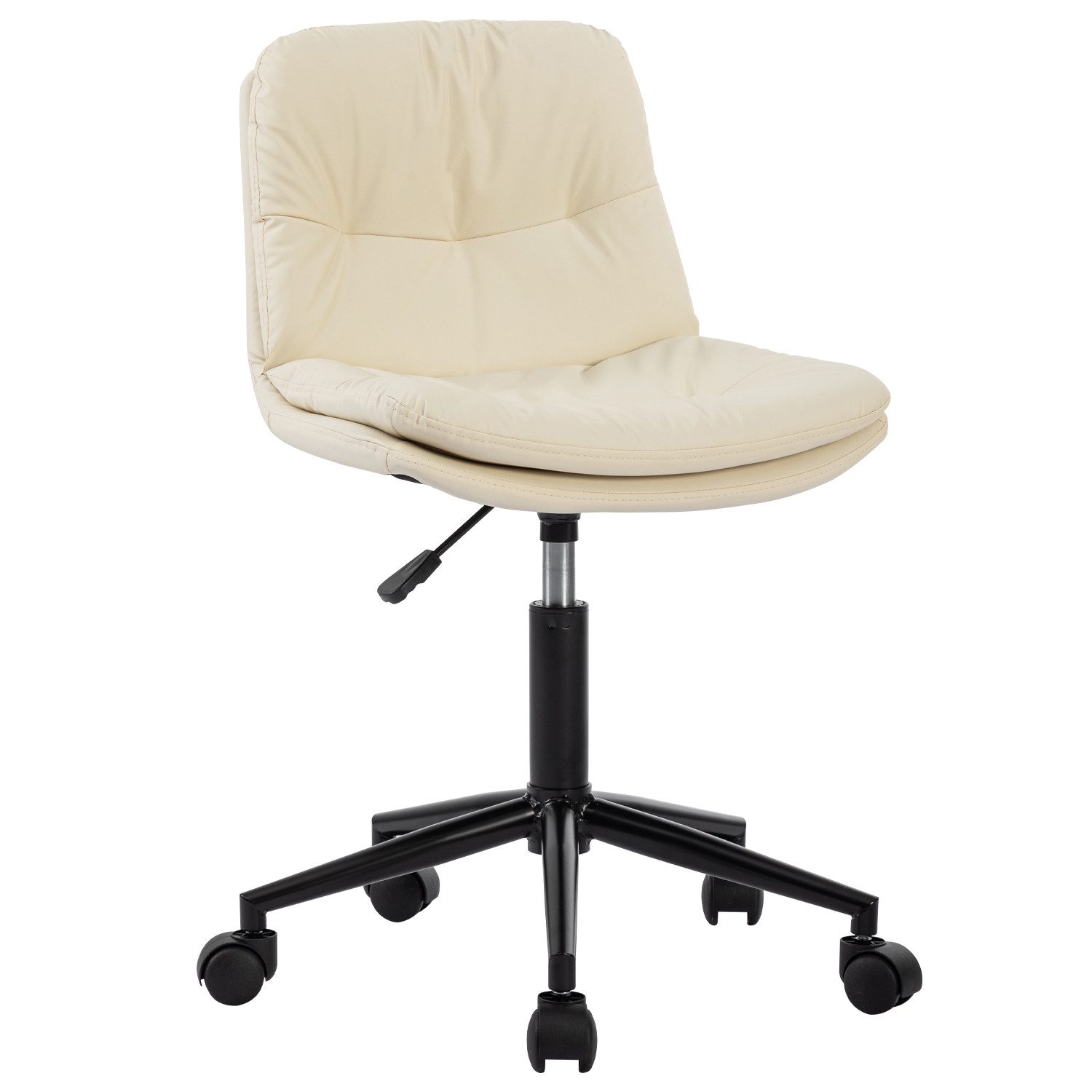 FOXSPORT Drehstuhl mit Rollen - ohne Armlehnen - Bürostuhl höhenverstellbar günstig online kaufen