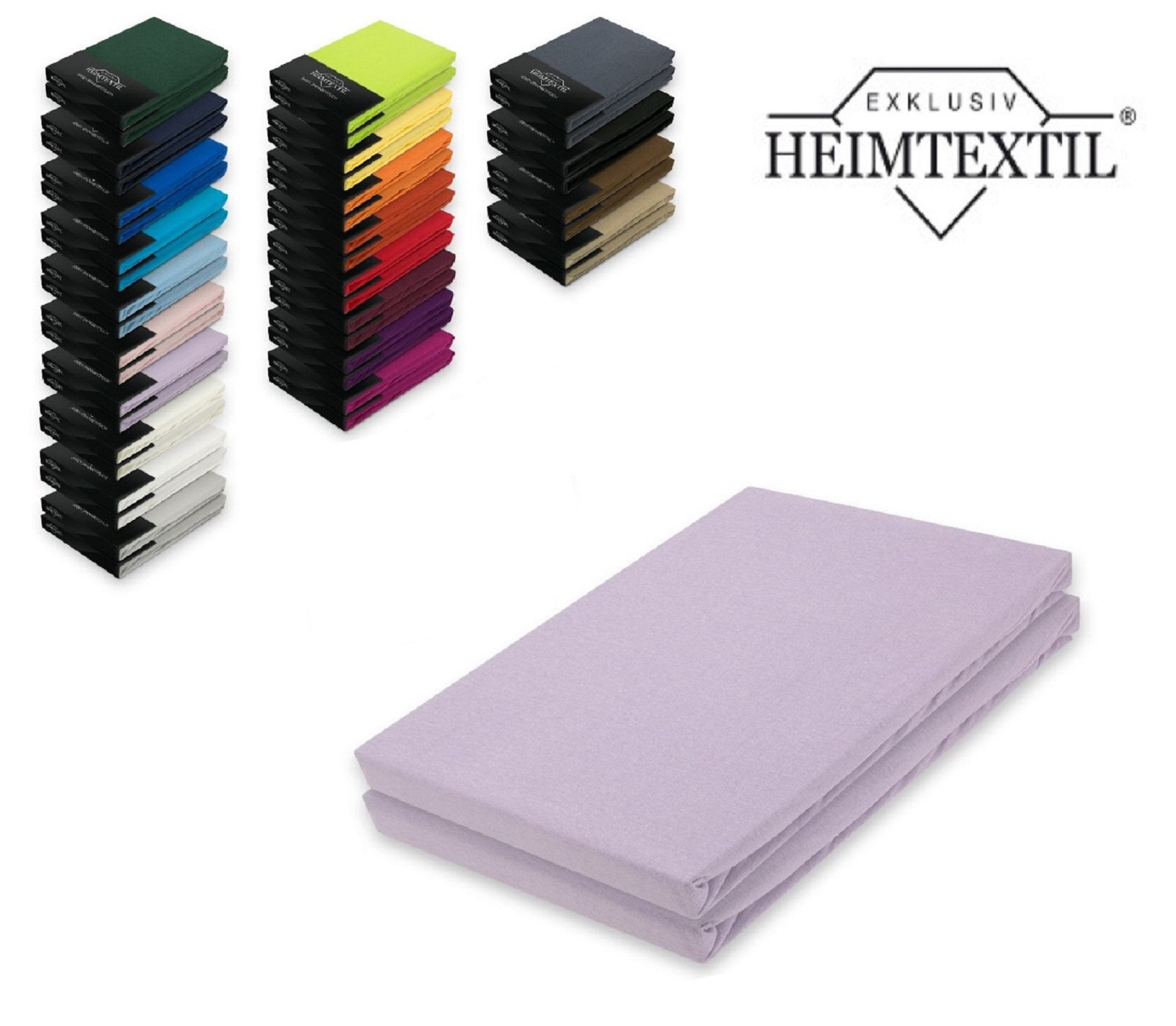 EXKLUSIV HEIMTEXTIL Spannbettlaken Marke Jersey Spannbettlaken günstig online kaufen