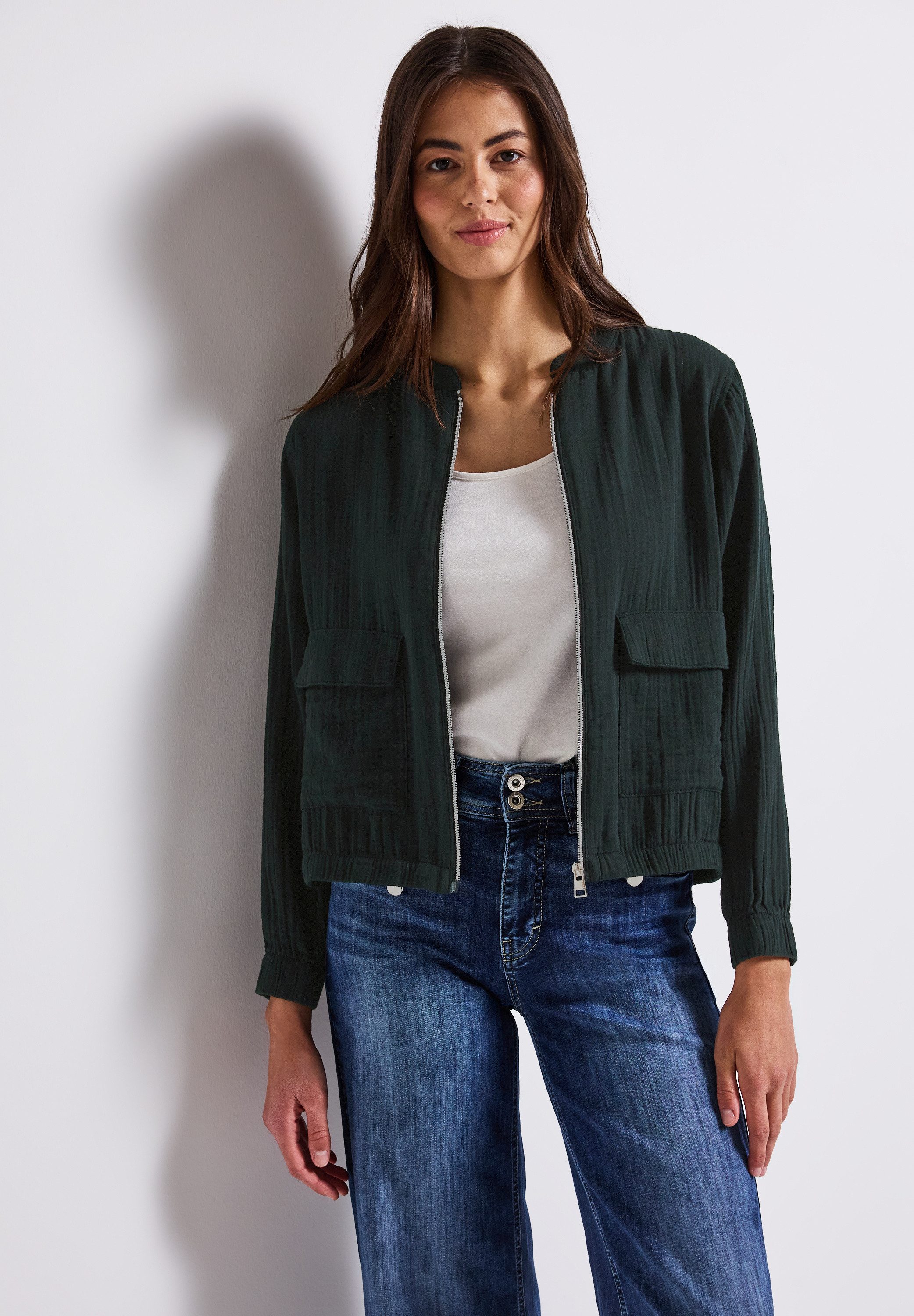 STREET ONE Blouson mit elastischem Bund und Tunnelzug günstig online kaufen