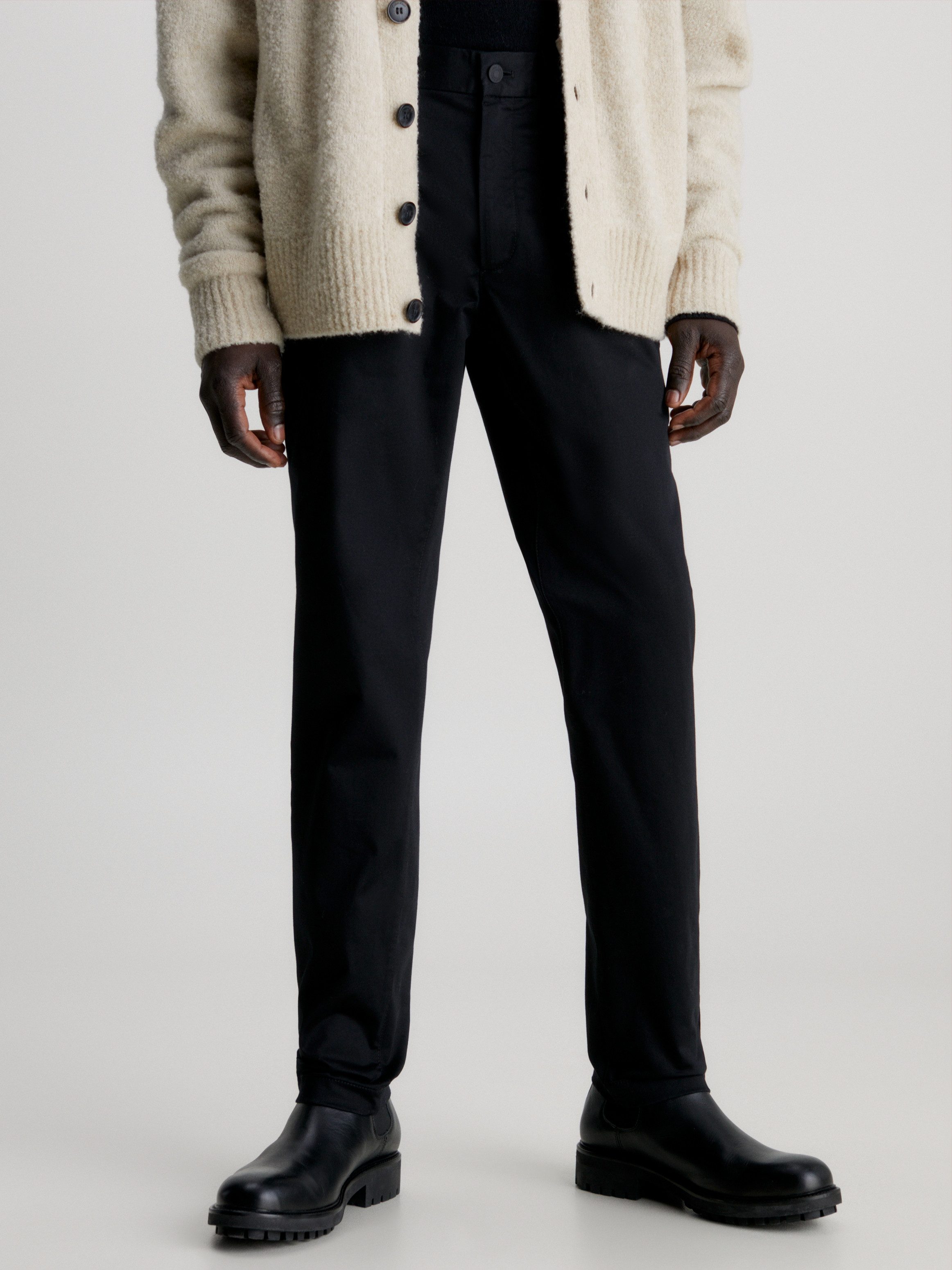 Calvin Klein Chinohose SATEEN STRETCH SLIM günstig online kaufen