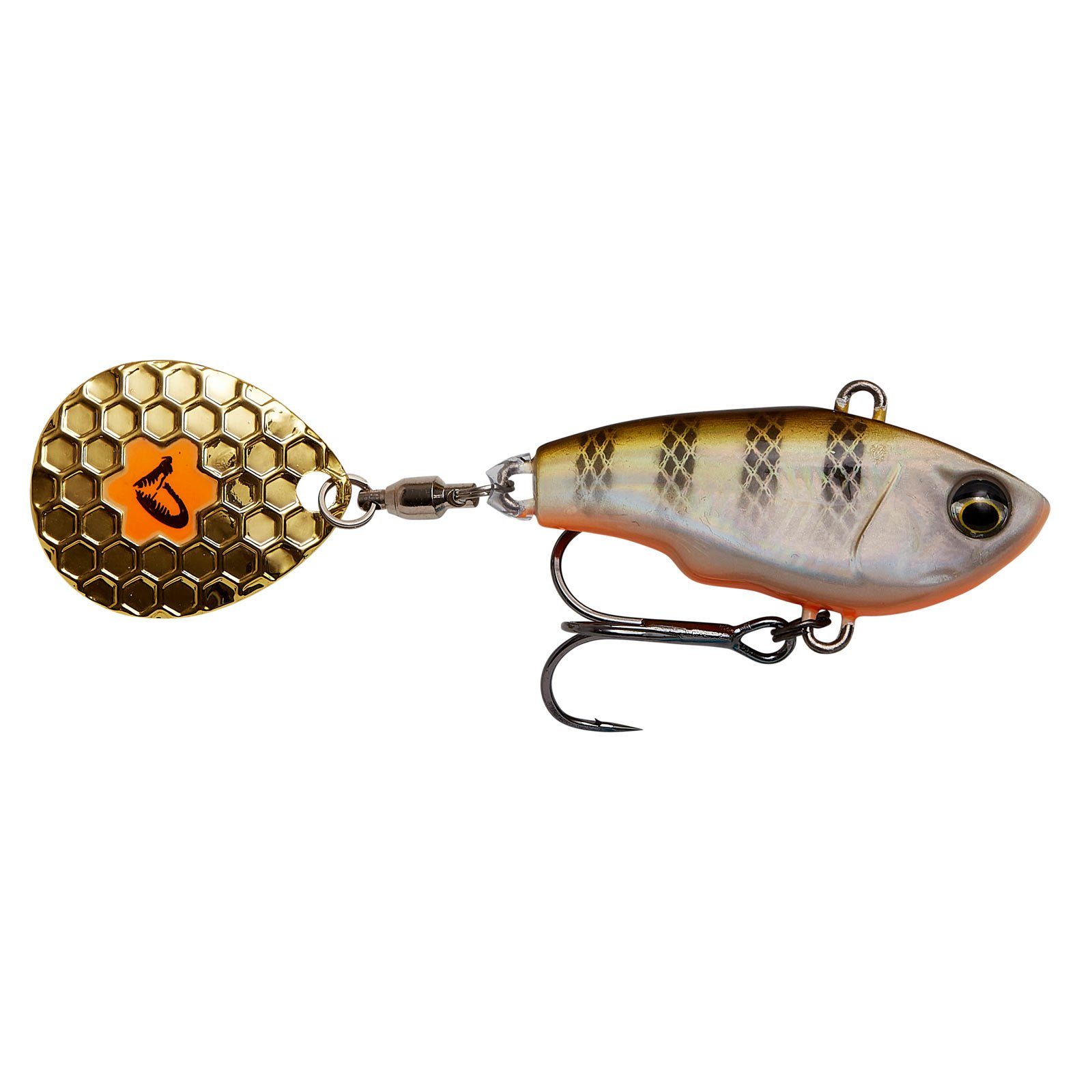 Savage Gear Kunstköder, Savage Gear Fat Tail Spin 5,5cm 9g Sinking Perch Weitwurfköder